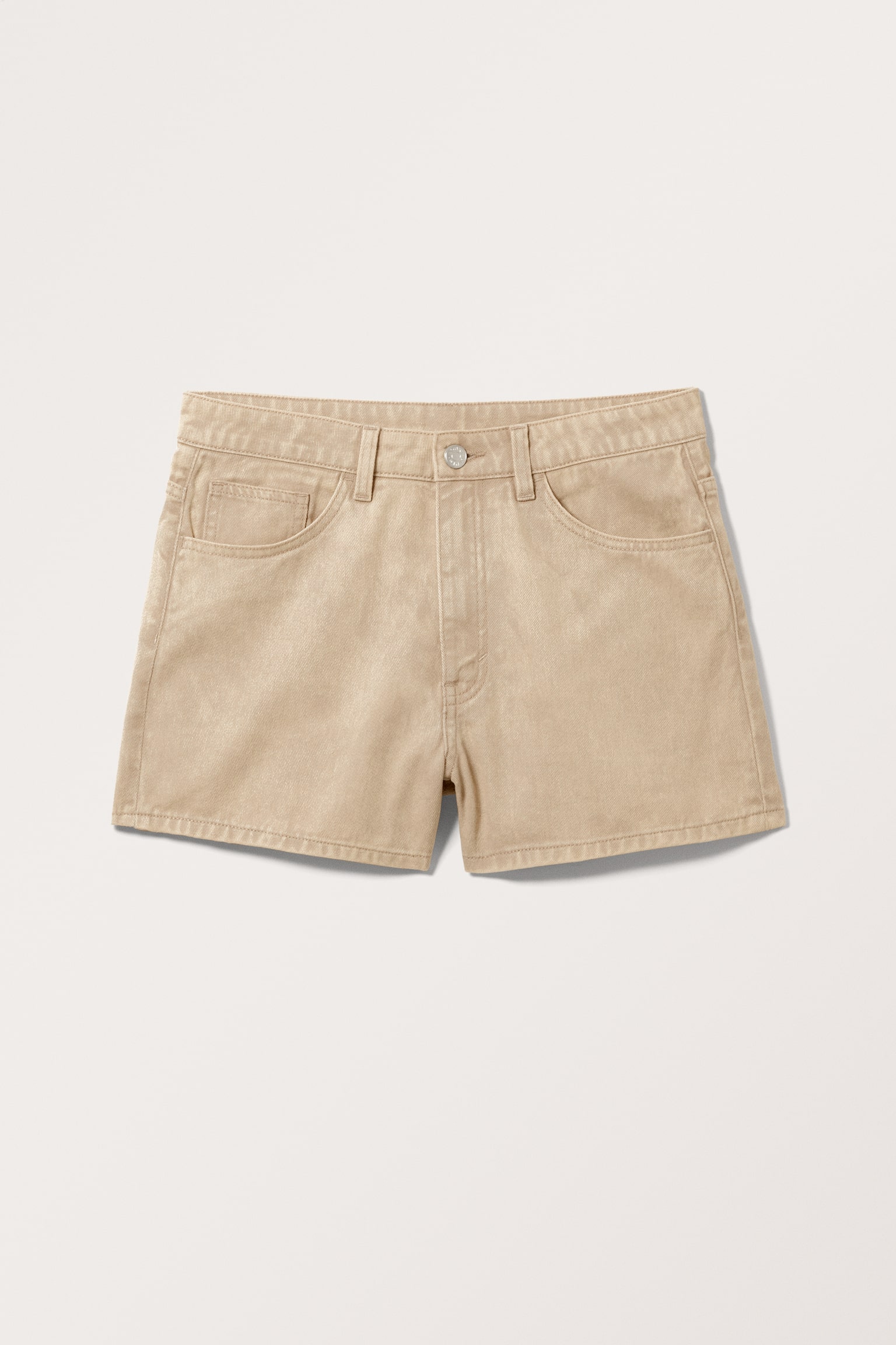 Korta twillshorts - Tvättad beige/Vit/Washed Pink/Washed Black - 2