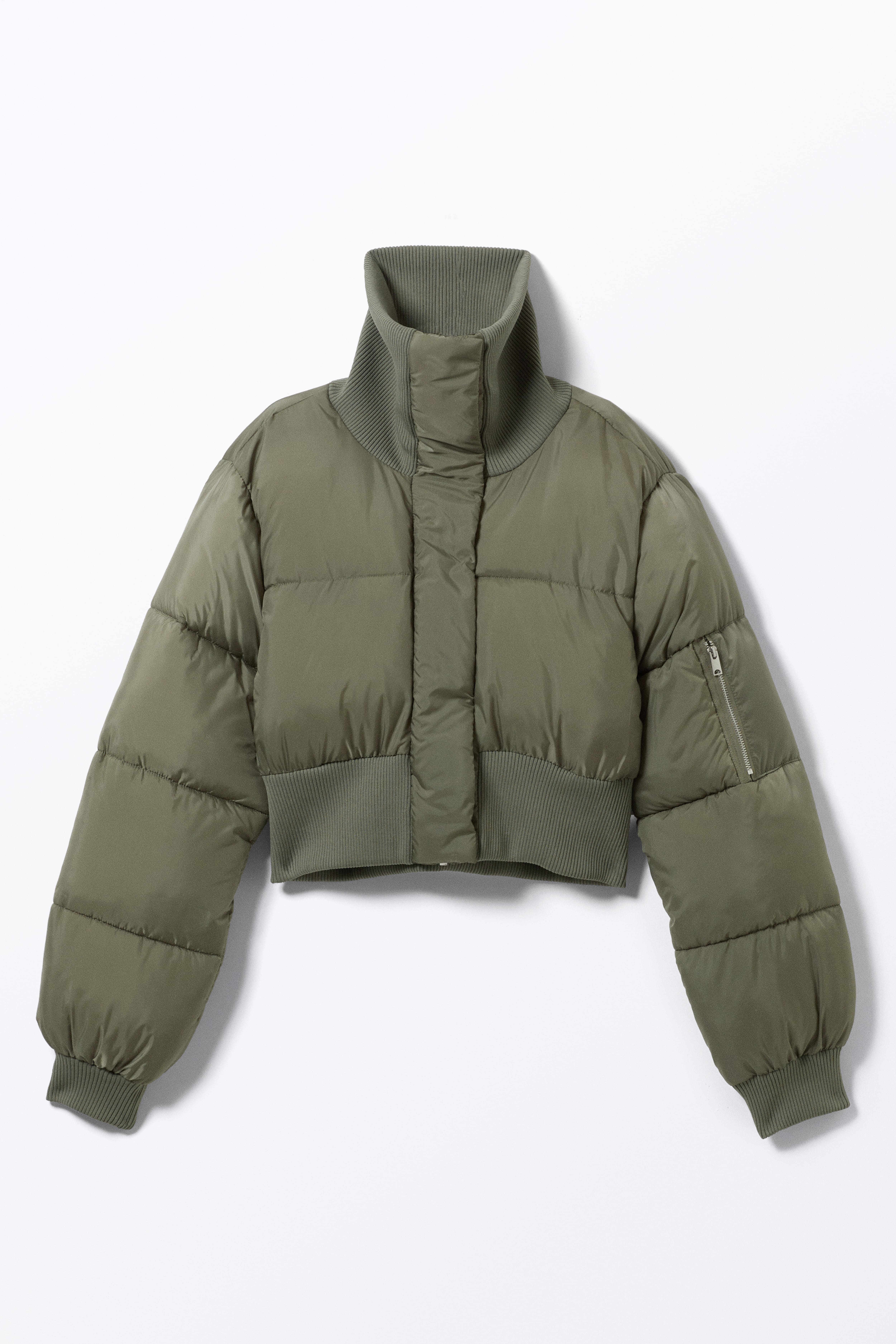 H&m cropped puffer jacket deals