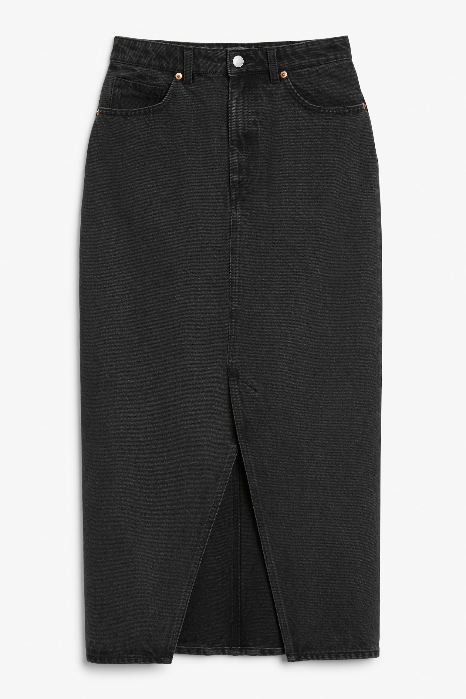 Midi denim skirt - Black/Mid blue/Classic blue/Grey/Blue - 2