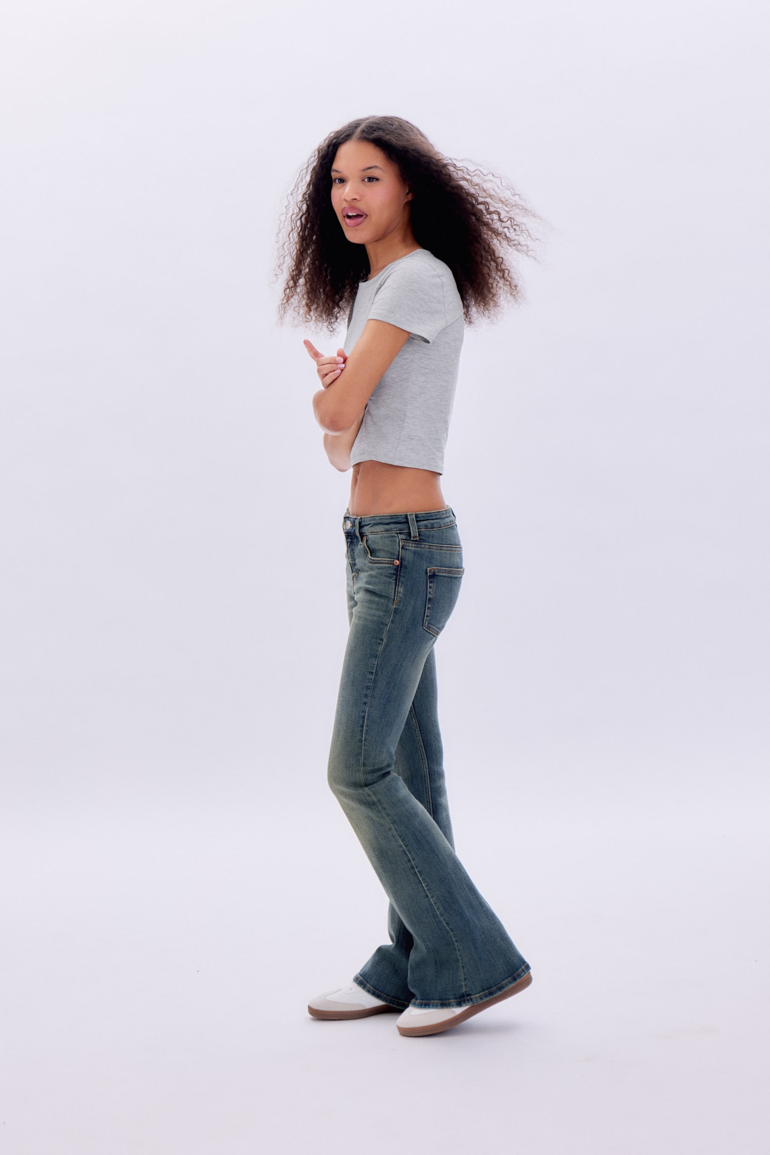 Katsumi Low Waist Flared Jeans - Nikki Blue/Concrete Grey/Space Blue/Ocean Blue/Washed Black - 7