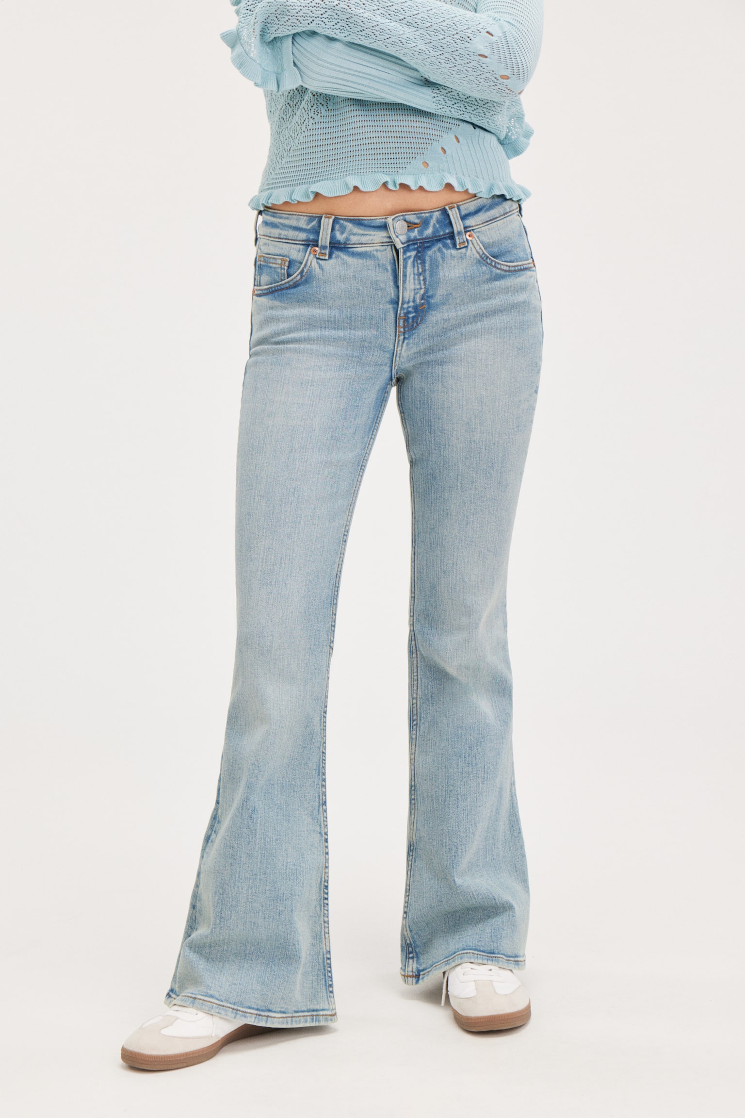 Katsumi Low Waist Flared Jeans - Space Blue/Concrete Grey/Nikki Blue/Ocean Blue/Washed Black - 7