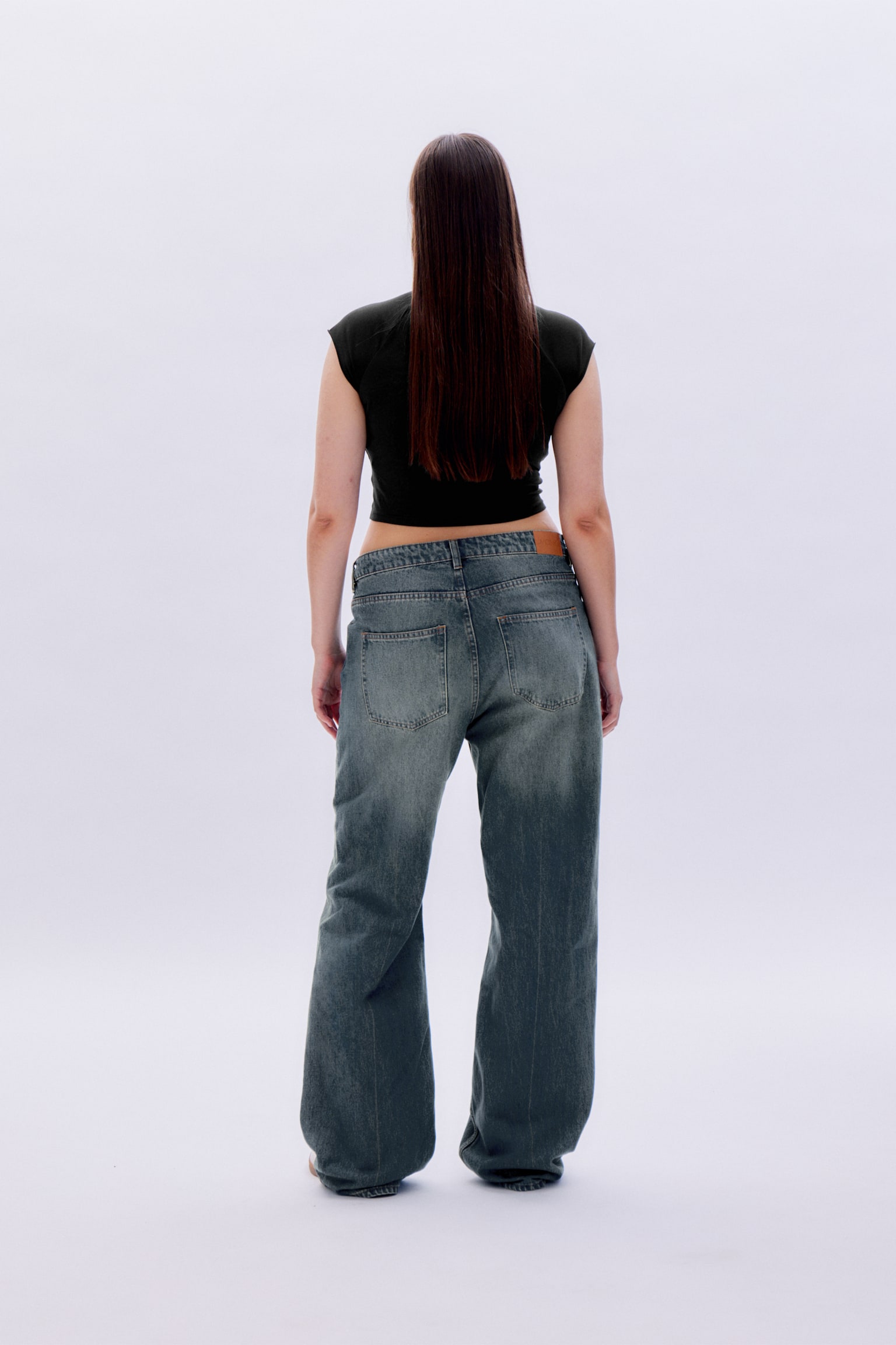 Naoki Low Loose Jeans - Nikki Blue - 8