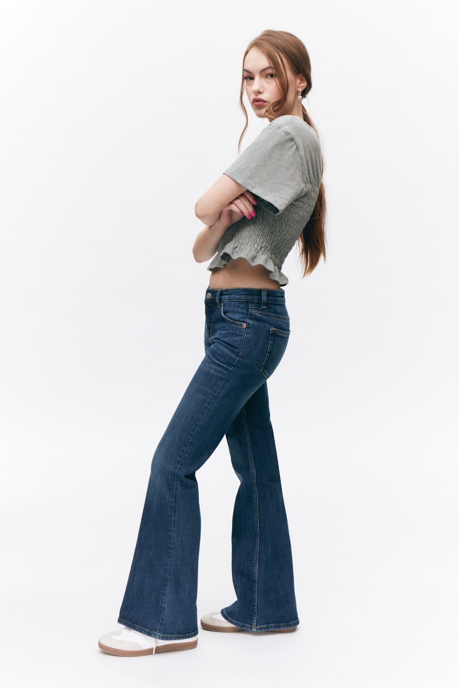 Katsumi Low Waist Flared Jeans - Ocean Blue/Concrete Grey/Space Blue/Nikki Blue/Washed Black - 4