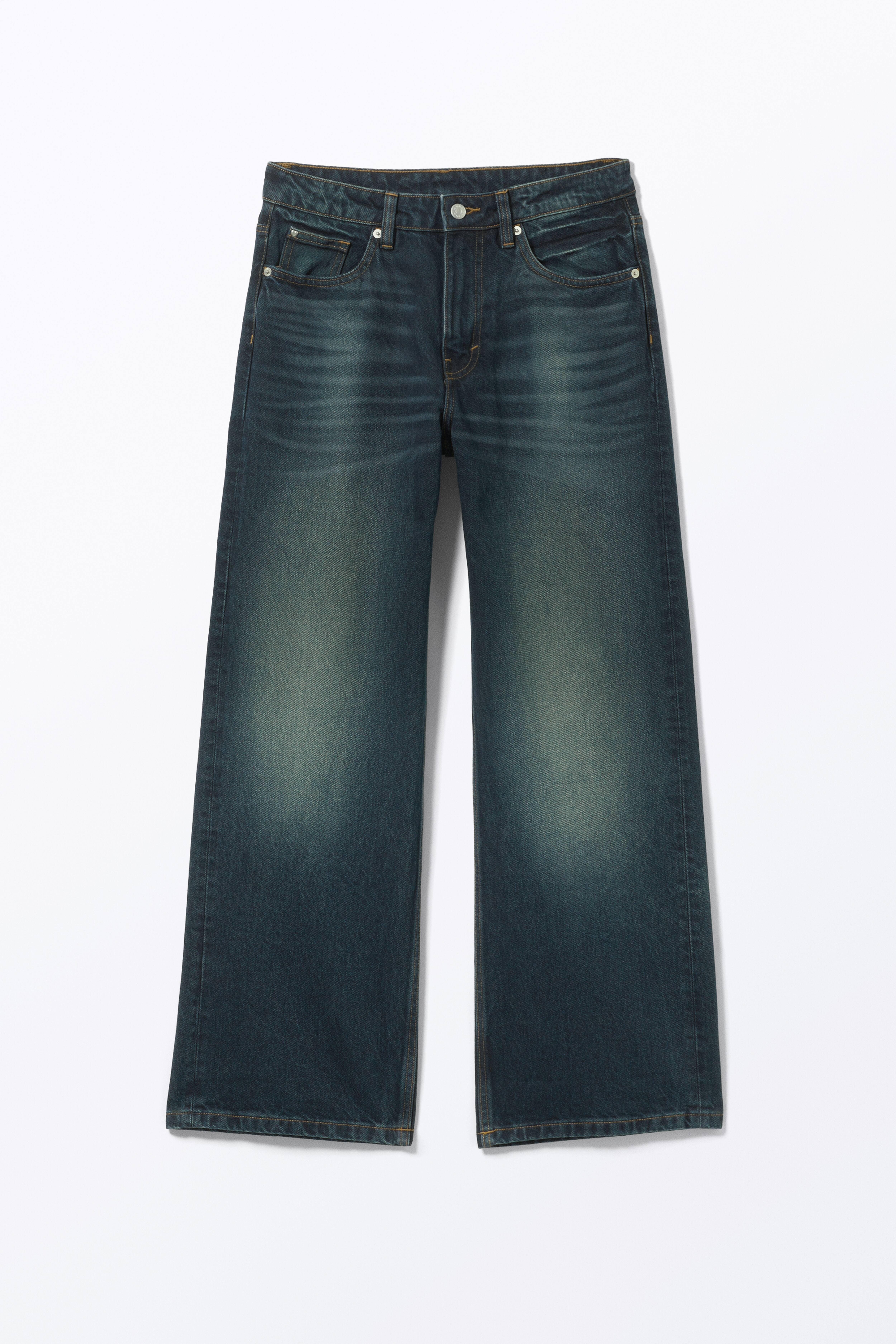 Jean Baggy Femme Taille Haute – Pantalon Large En Denim Stretch, Style Y2K Décontracté - 7