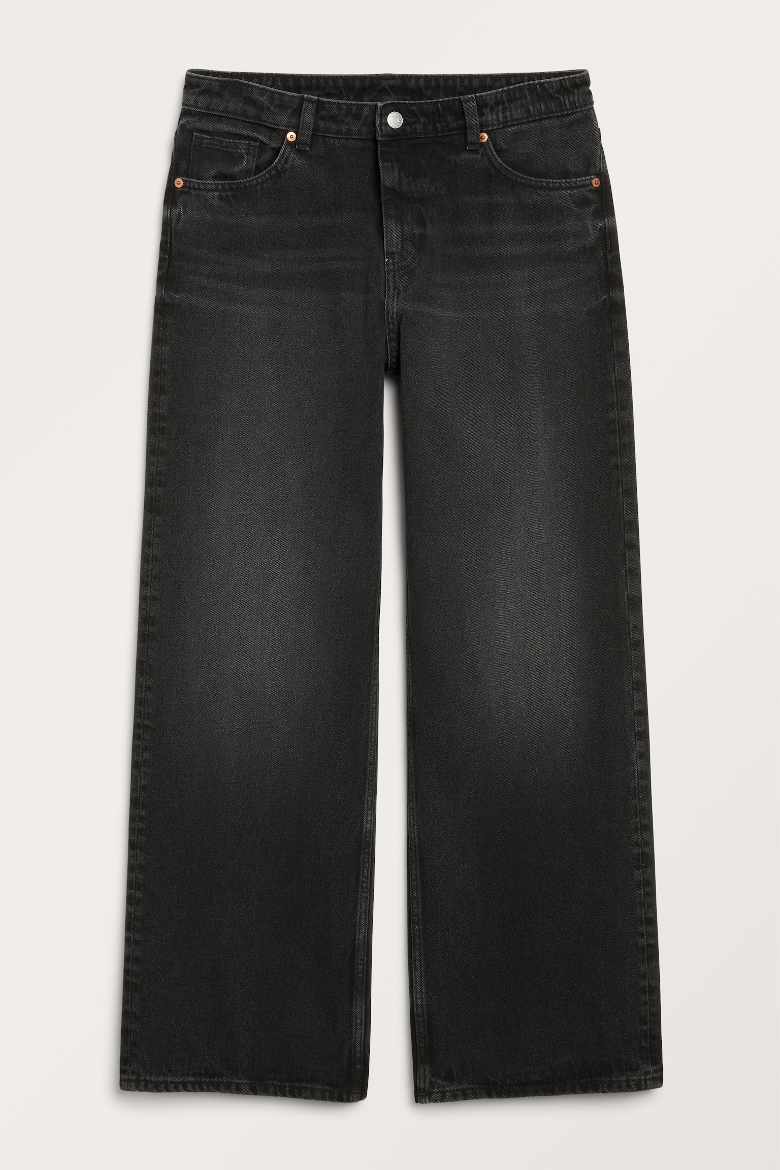 Naoki low waist loose jeans - Washed black/Black/Grey/Classic blue - 2