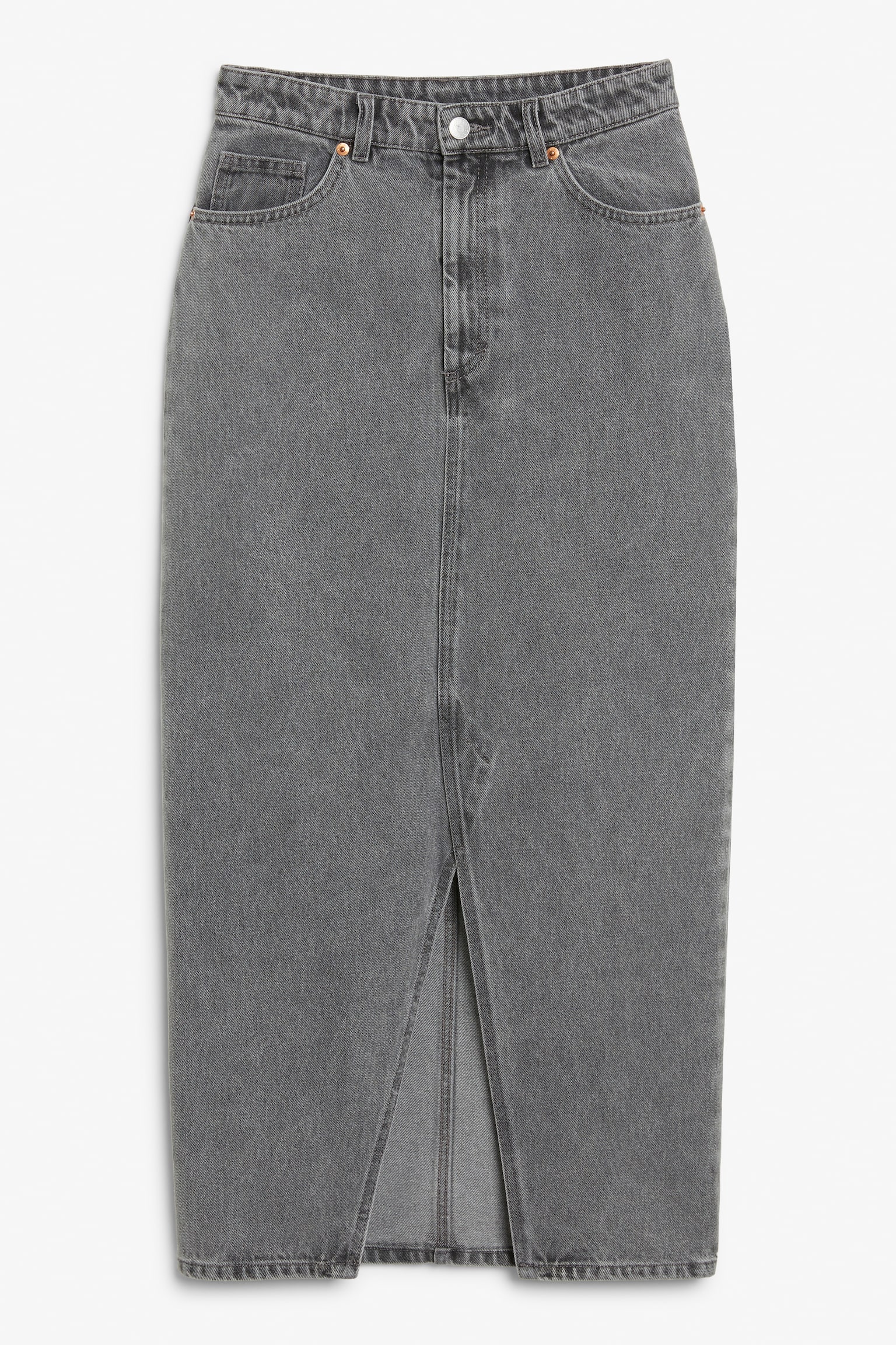 Midi denim skirt - Grey/Black/Mid blue/Classic blue/Blue - 1