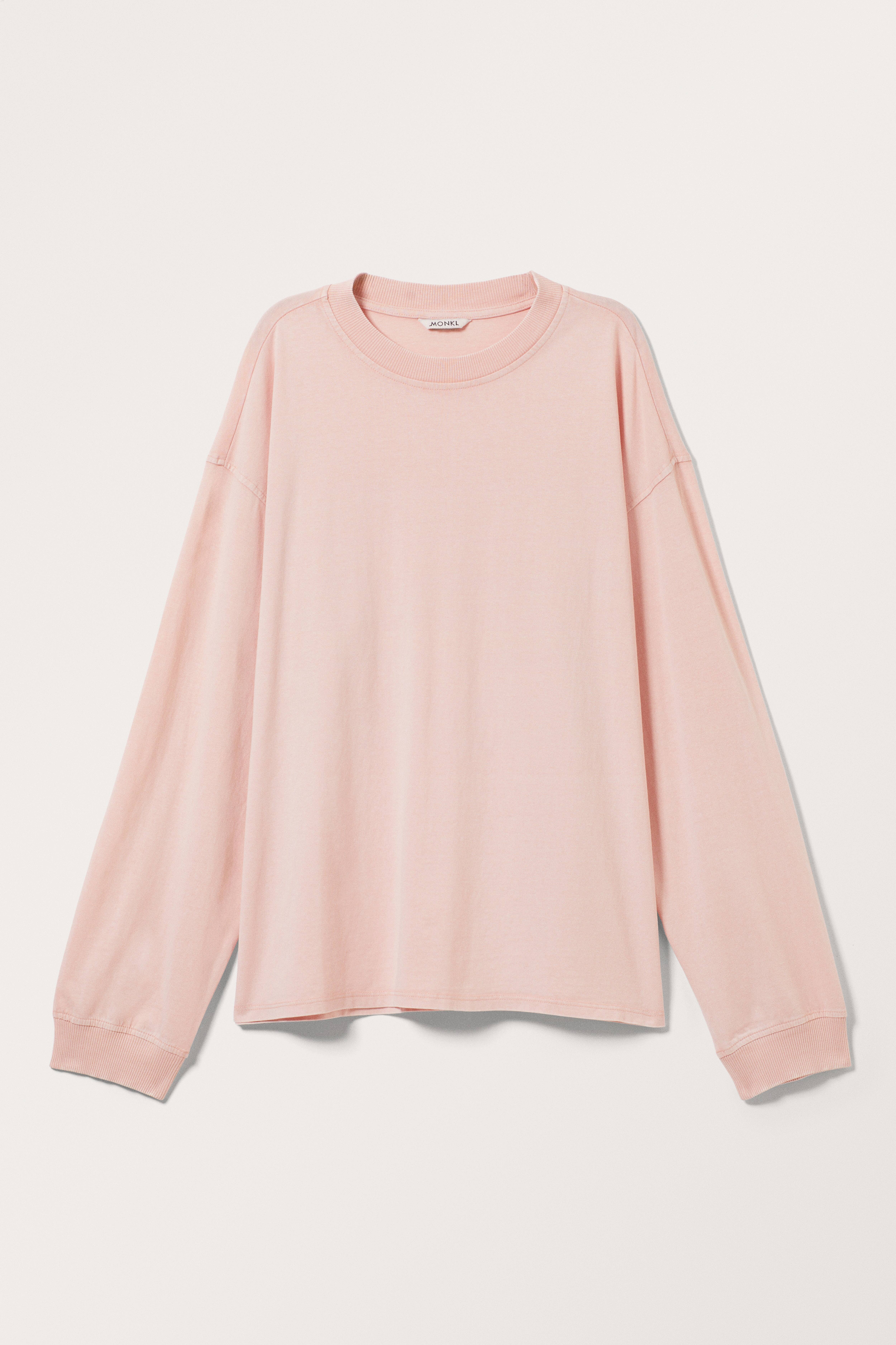 Oversized Long Sleeve T-shirt - Rundausschnitt - Langarm - Washed  