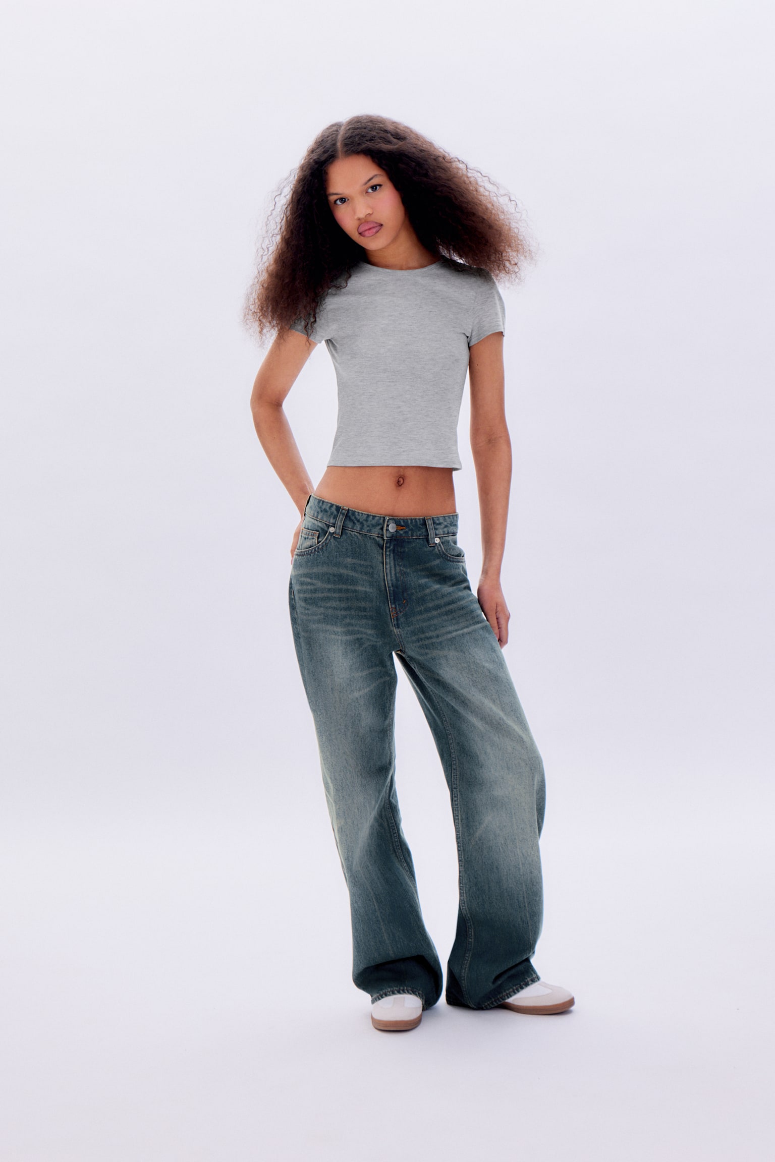 Naoki Low Loose Jeans - Nikki Blue - 4