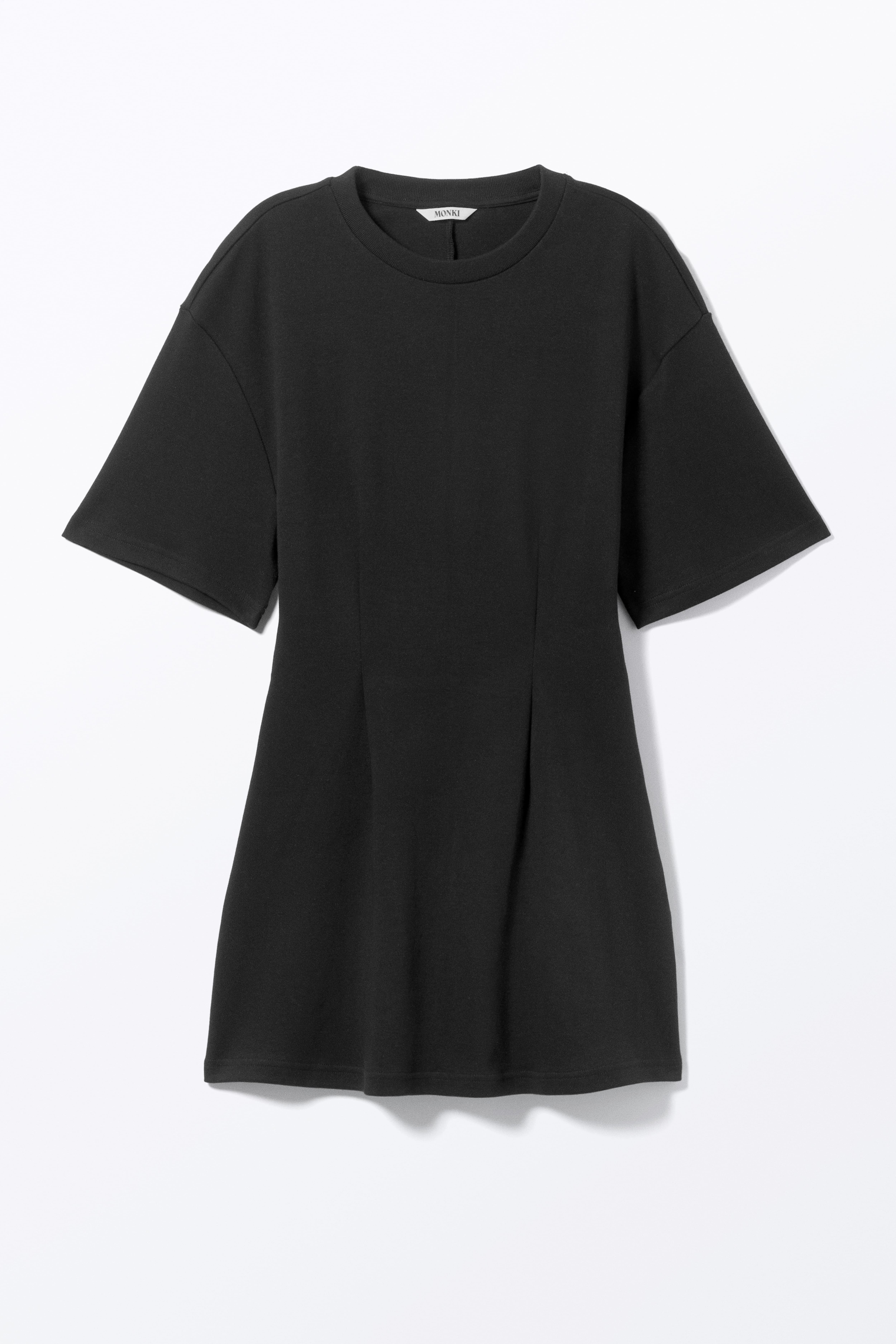 Structured Mini T-shirt Dress - Black - Ladies | H\u0026M GB
