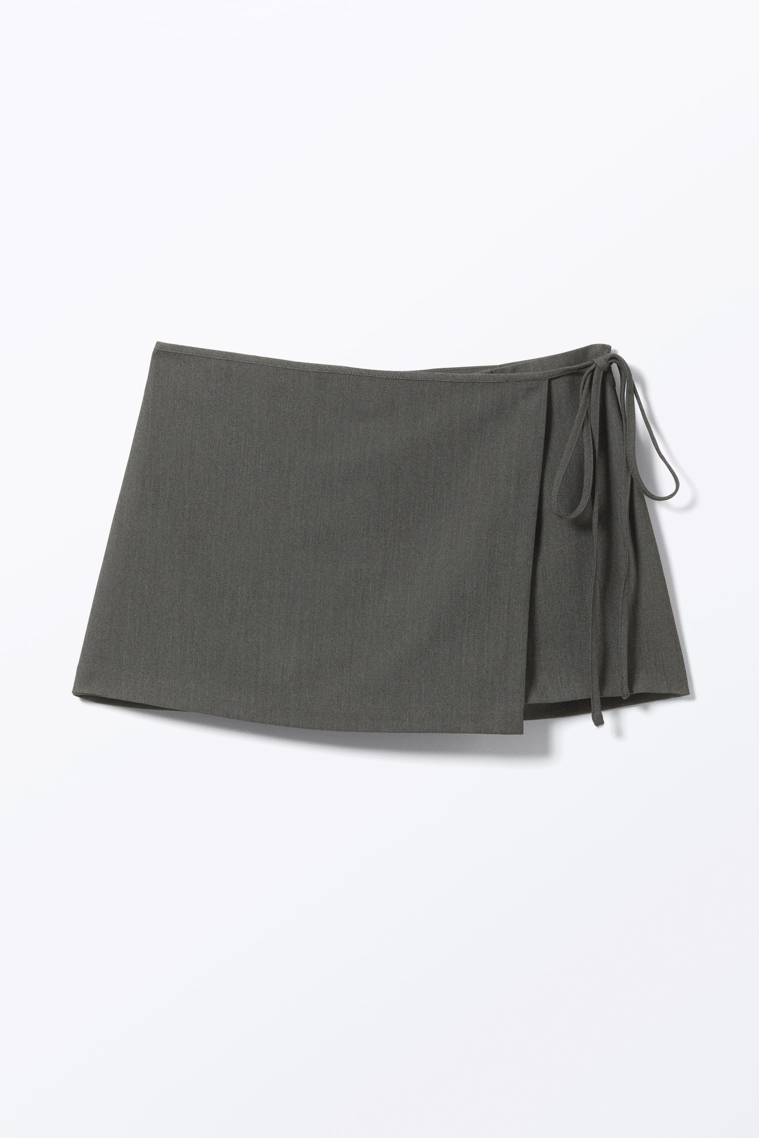 Mini Wrap Skort - Dark Grey/Black - 2