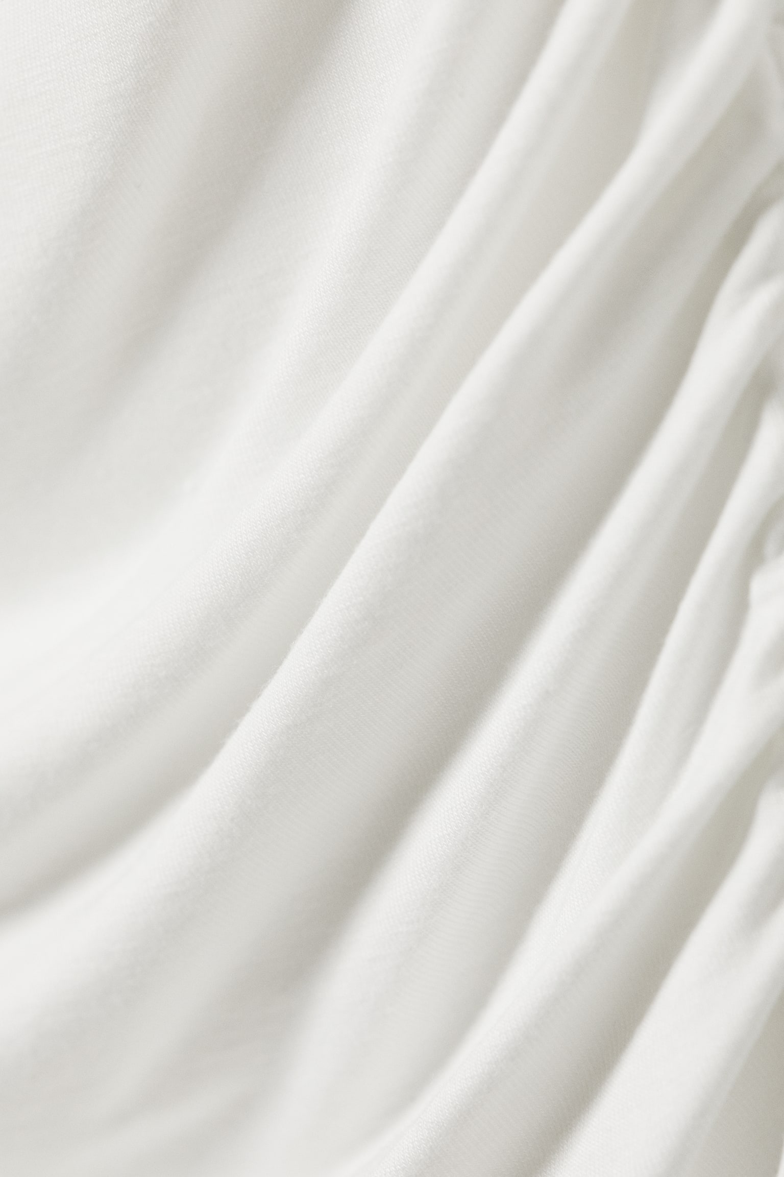 Top s dlouhým rukávem a spadlými rameny - White/Černá - 5