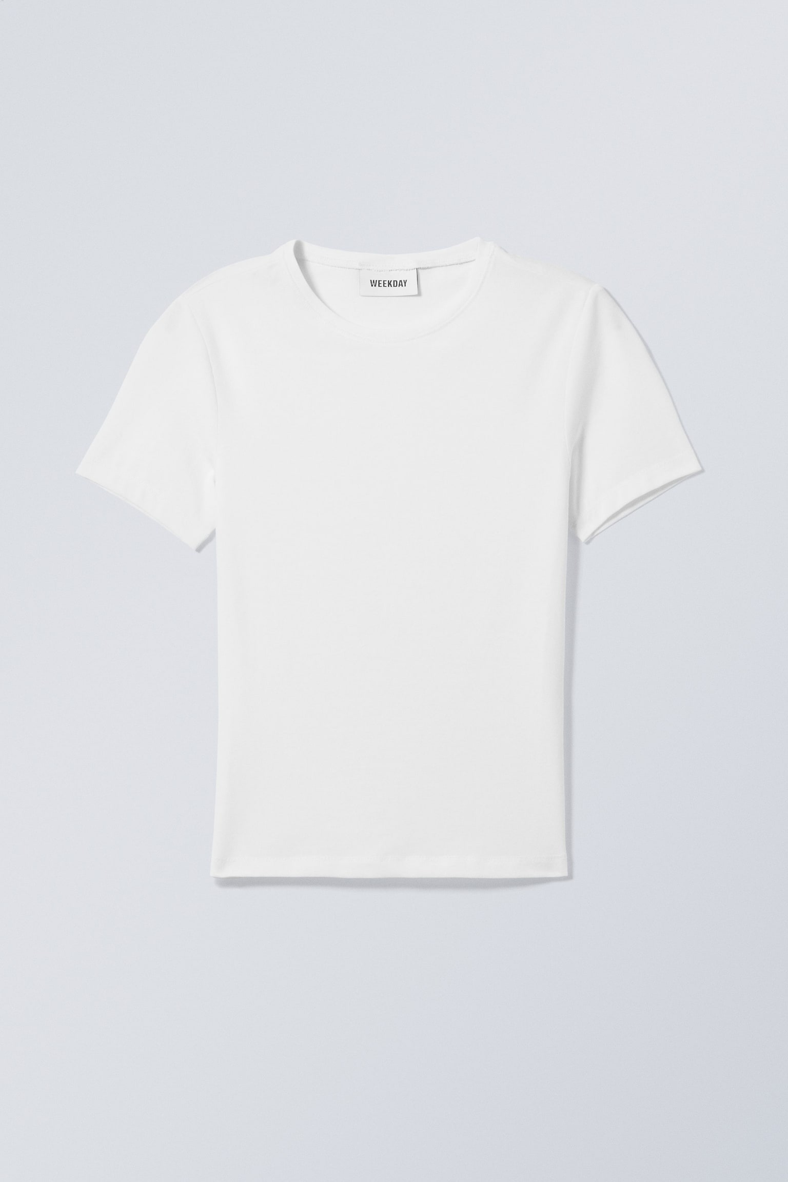 Slim Fitted T-shirt - White/Black/Grey - 2