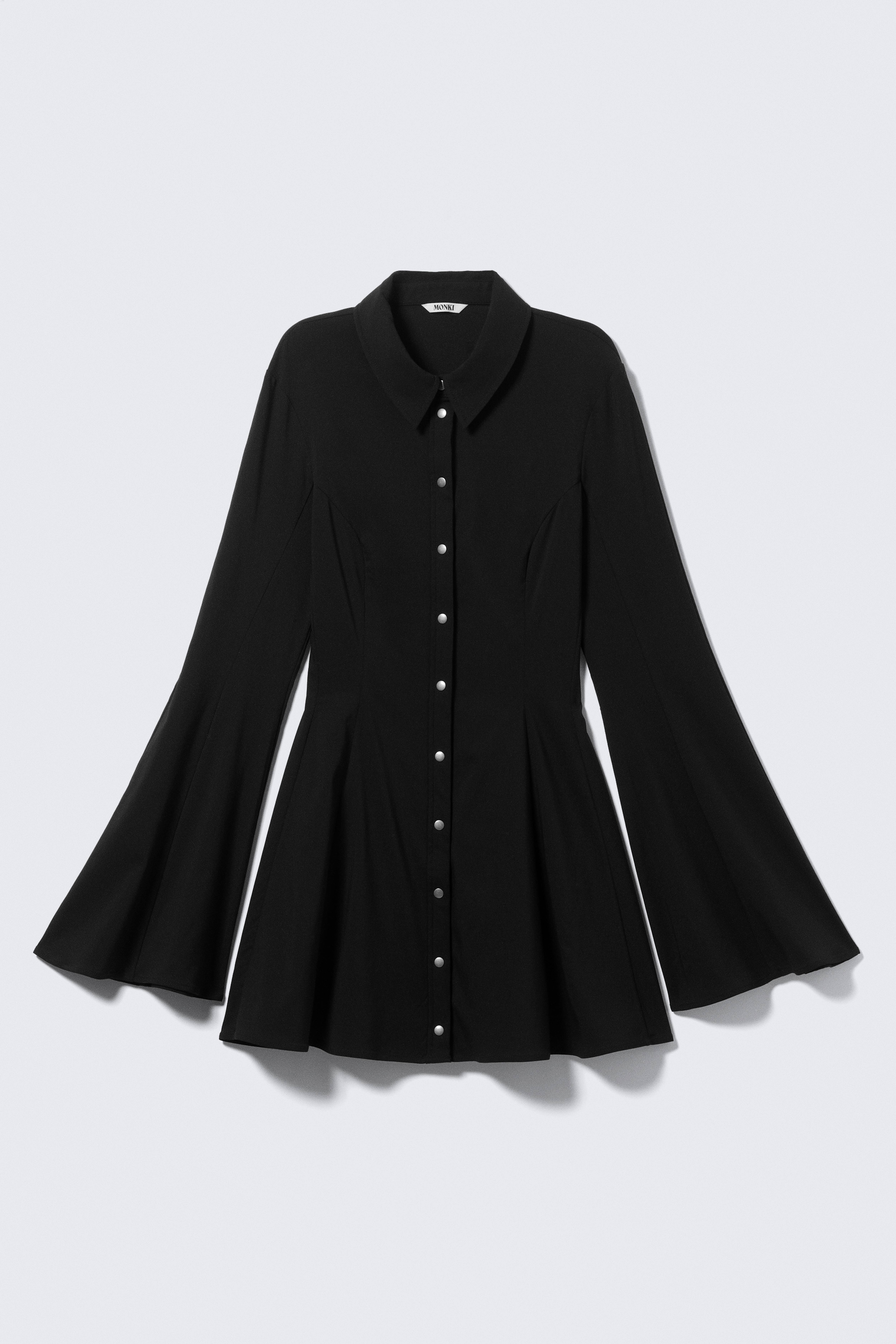 Fit-and-flare mini ingruha - Fekete