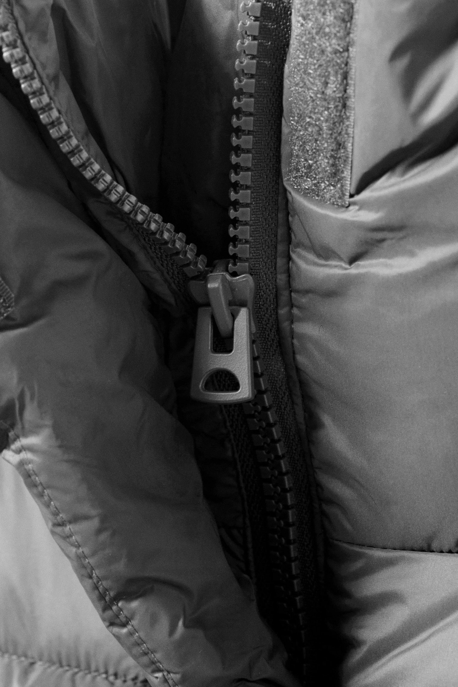 Giacca piumino corta e oversize - Grigio/Nero/Marrone scuro - 3