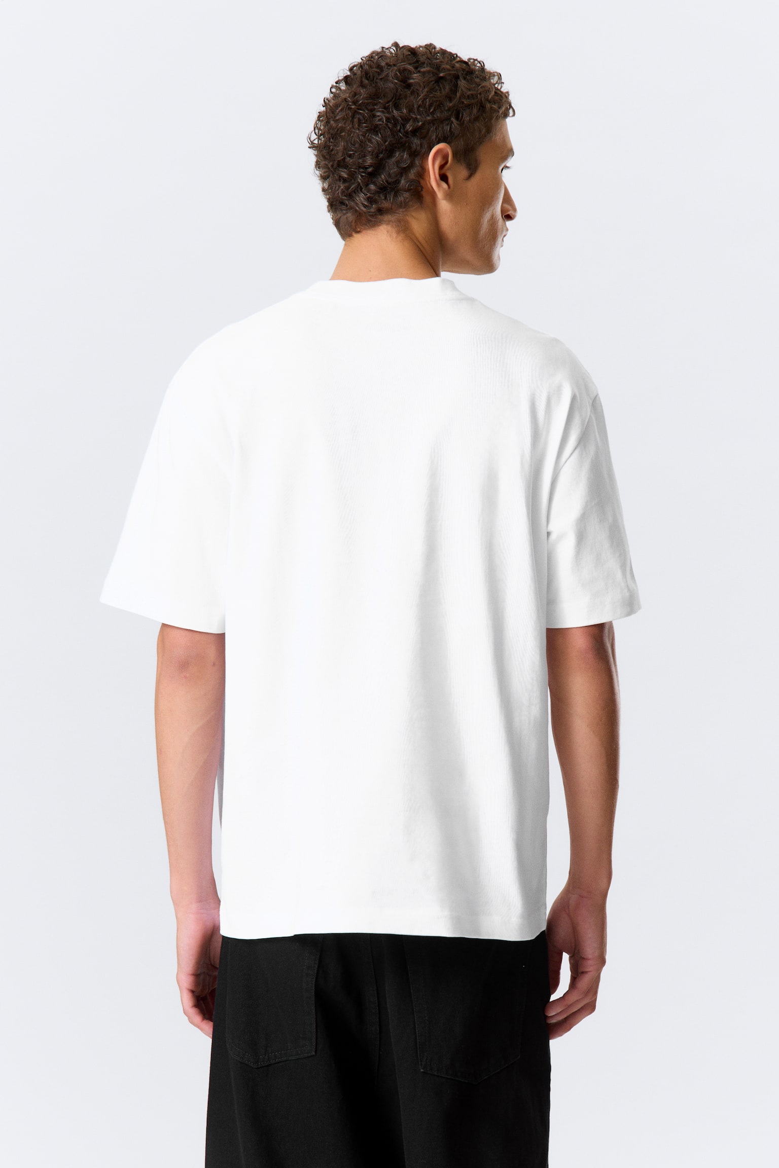 T-shirt relaxed - Bianco/Nero/Blu navy scuro/Blu brillante/Viola - 5