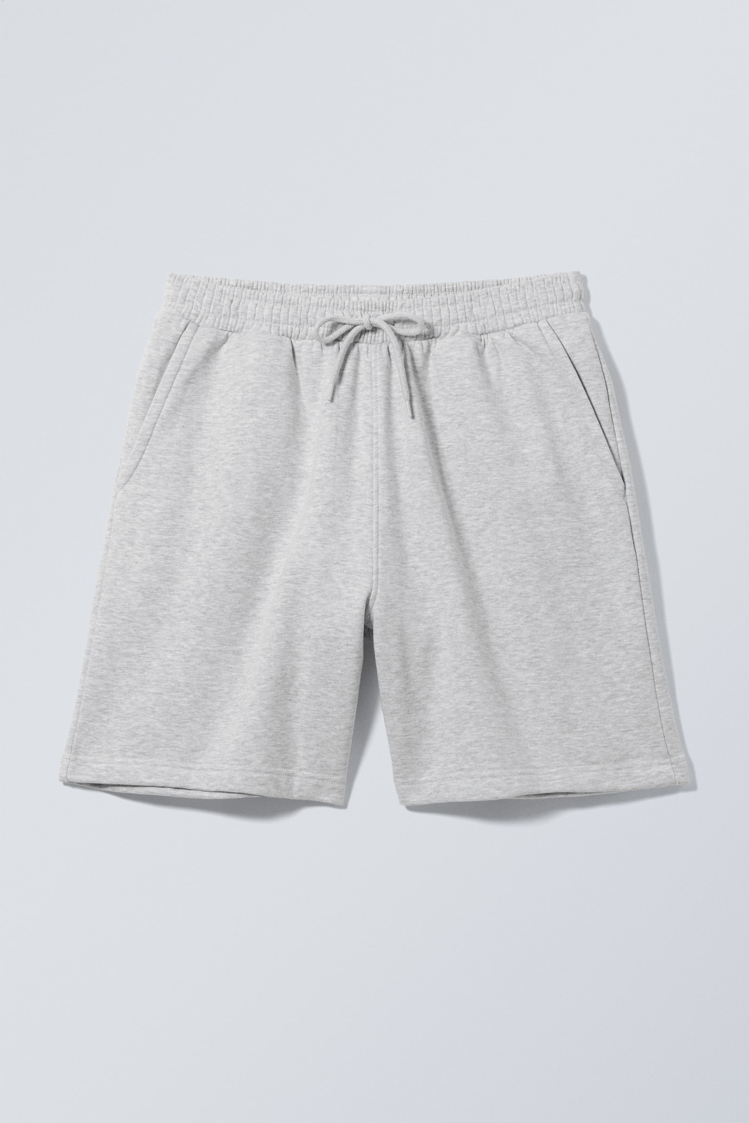 Relaxed Midweight Shorts - Grey Melange/Black - 2