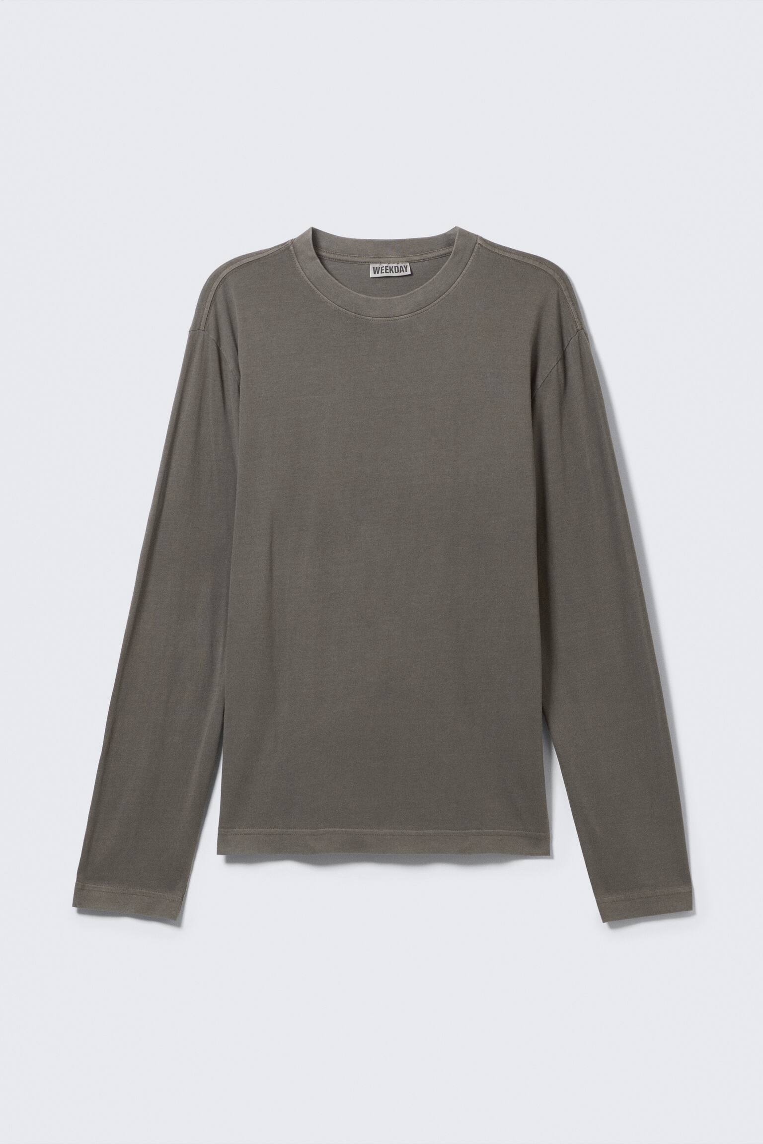T-shirt pigiama a maniche lunghe - Talpa scuro/Blu - 2