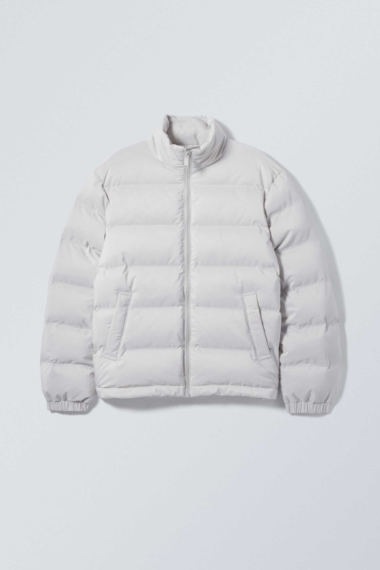 Cole Puffer Jacket - Light Dusty Grey/Black/Dark Mole - 2