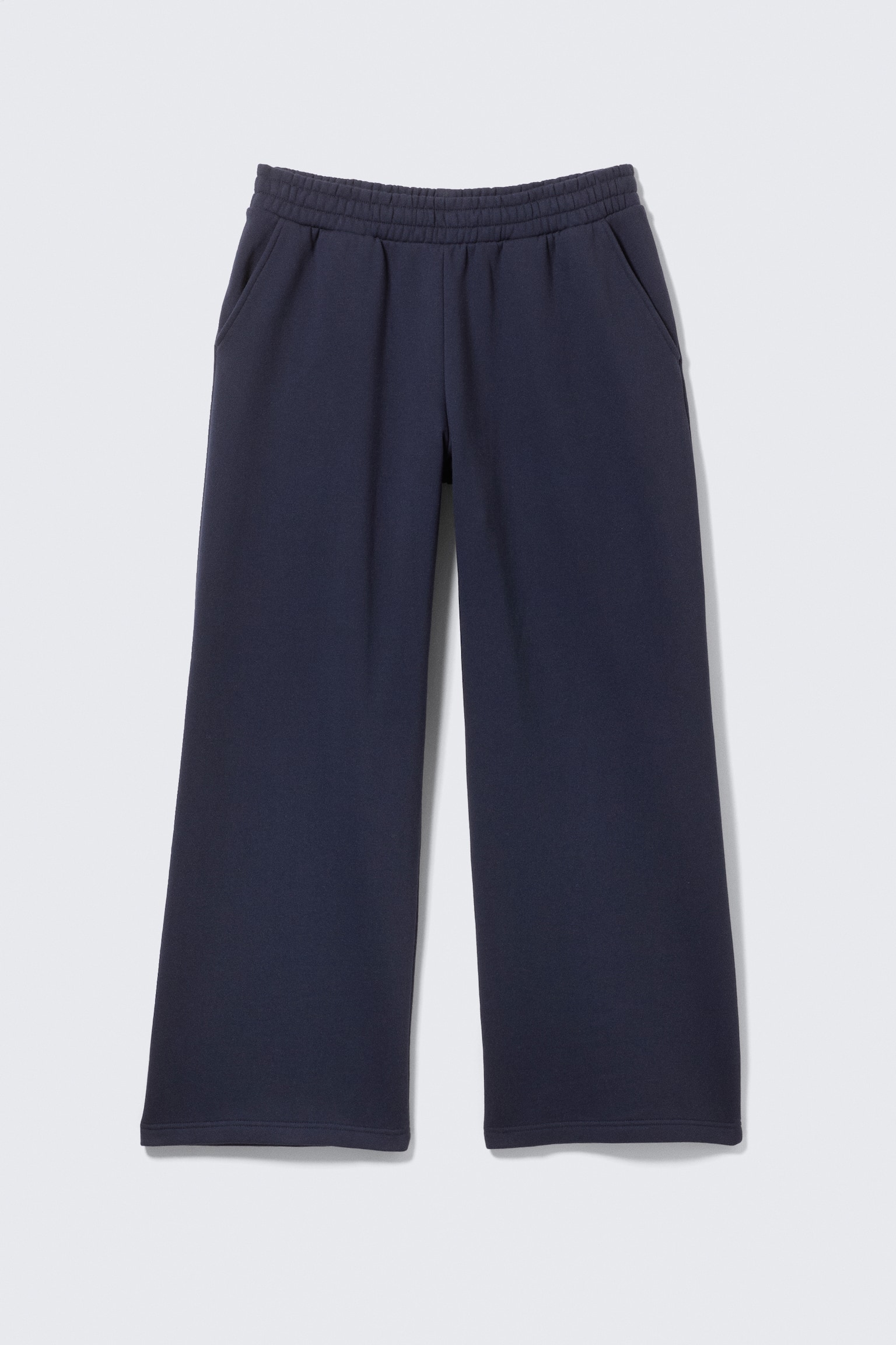 Ruimvallende zware sweatpant - Donkerblauw/Donkerbruin/Donkergrijs met wassing/Zwart/Grijs gemêleerd/Grey - 2