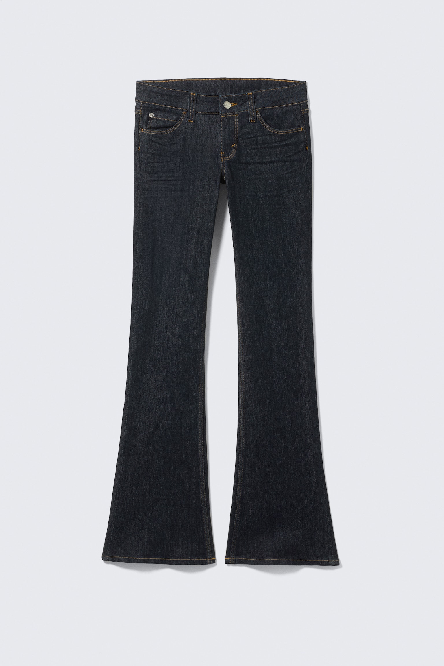 Booty Bei Low Rise Skinny Bootcut Jeans - Blue Rinse - Dunkelblau/Hellblau/Blue Moon - Mittelblau/Cloudy Blue - Mittelblau/Blue Spray - Dunkelblau/Star Blue - Dunkelblau/Black Spray - Schwarz/Hellblau/Waschung "Black Top" - 2