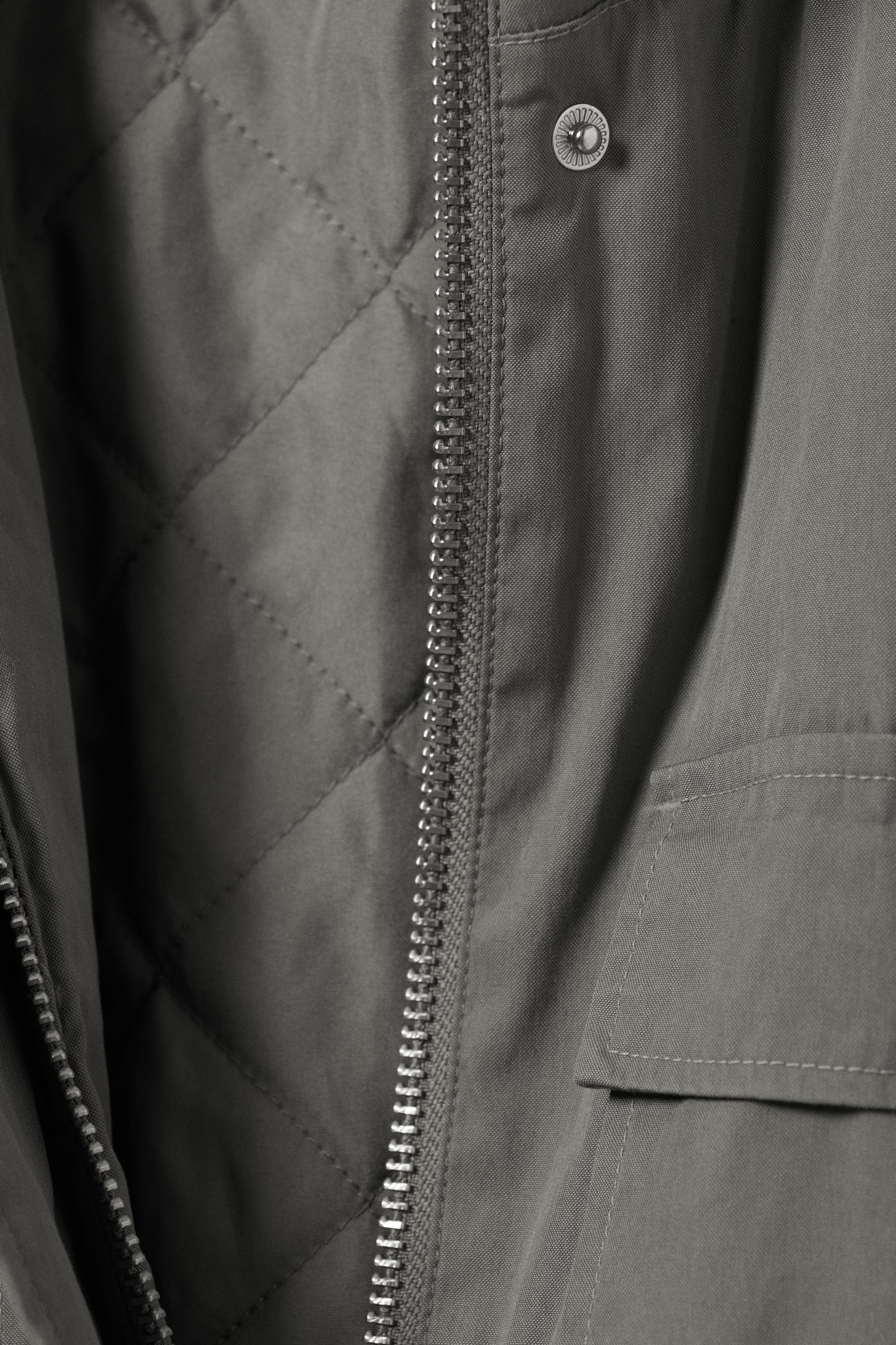 Kurtka Relaxed Utility - Grey/Beżowy - 5