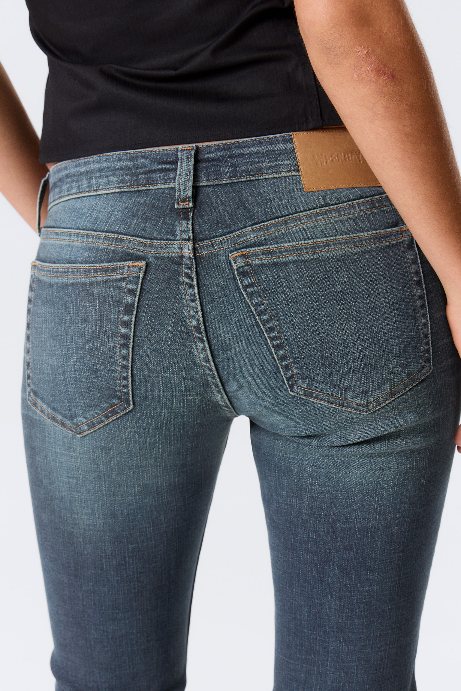 Luna Low Rise Skinny Bootcut Leg Jeans - Blue Hymn - Medium Blue/Blue Rinse – Donkerblauw - 5