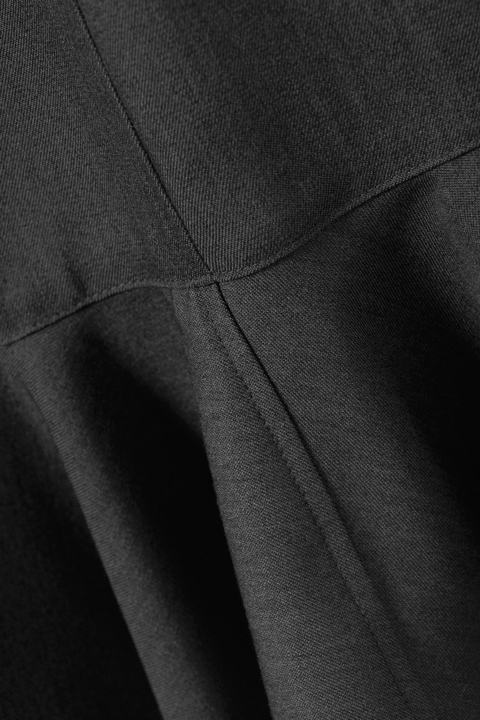 Μίνι φόρεμα σε γραμμή fit-and-flare - Σκούρο Γκρι/Μαύρο - 5