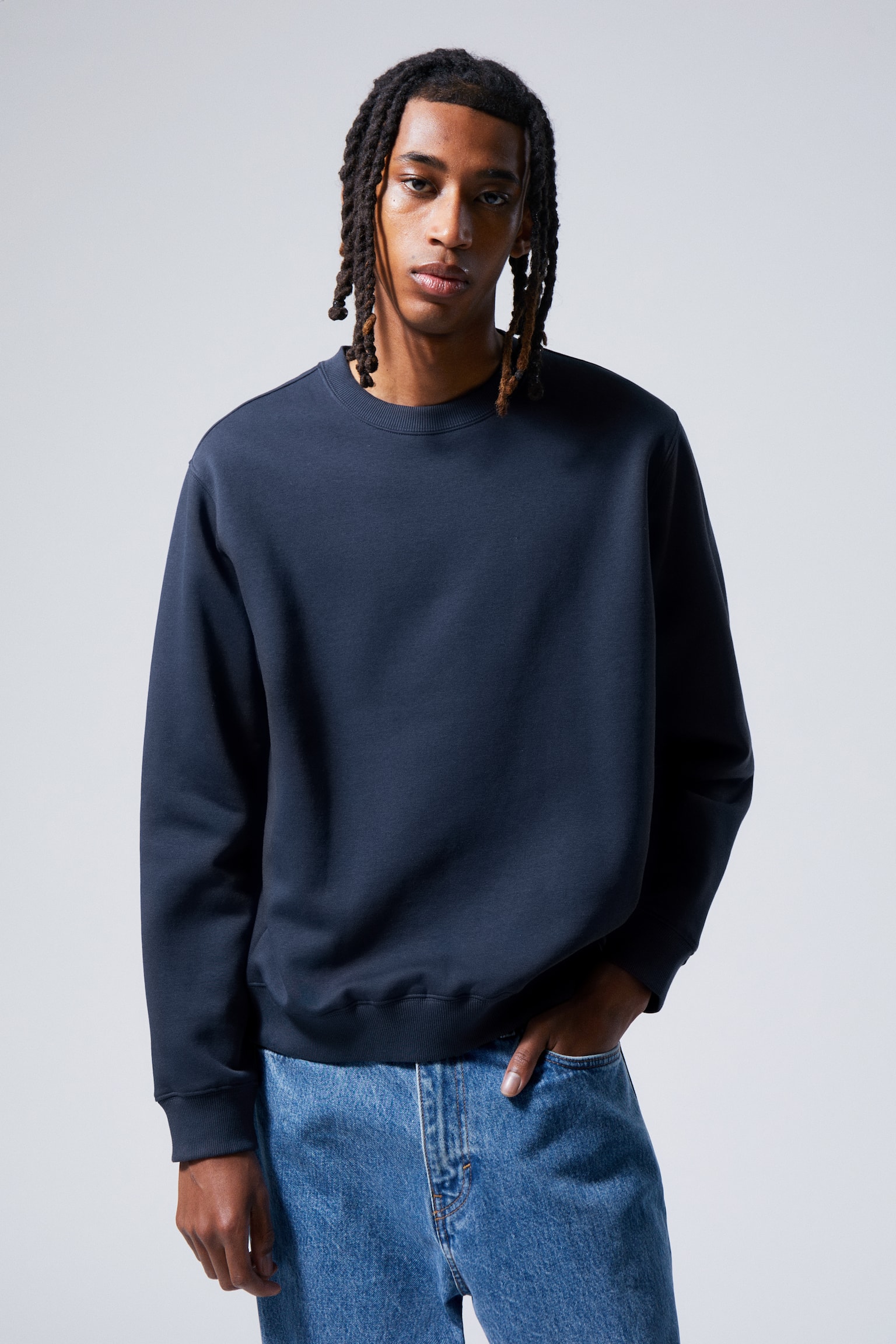 Standard Midweight Sweatshirt - Dark Blue/Dark Mole/Bright Yellow/Grey Melange/Black/Blue - 5