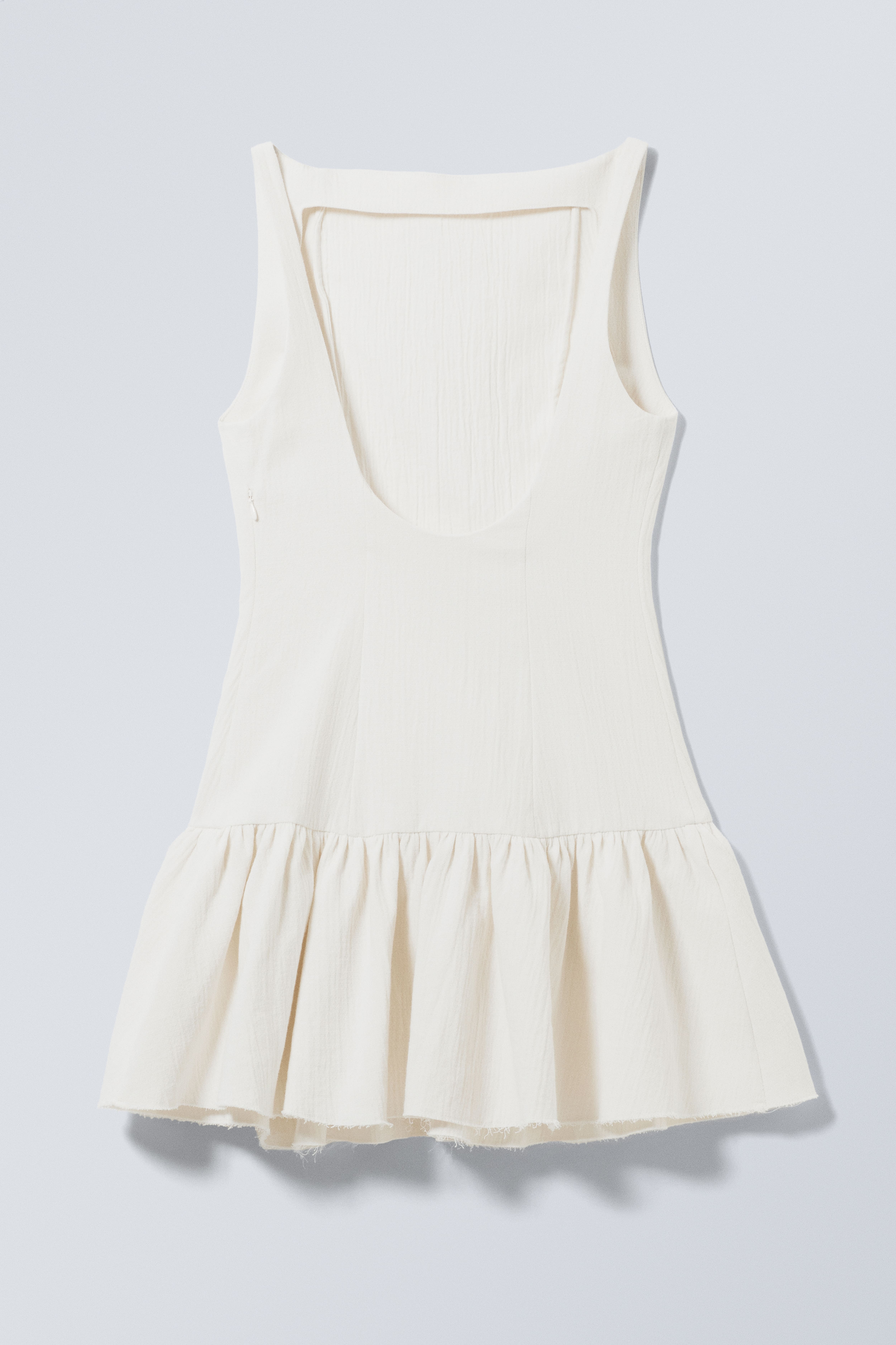 Canotta Donna Senza Maniche In Morbido Poliestere, Spalline Sottili, Scollo Profondo, Taglie Dalla US 0 Alla 3XL, Colore Bianco