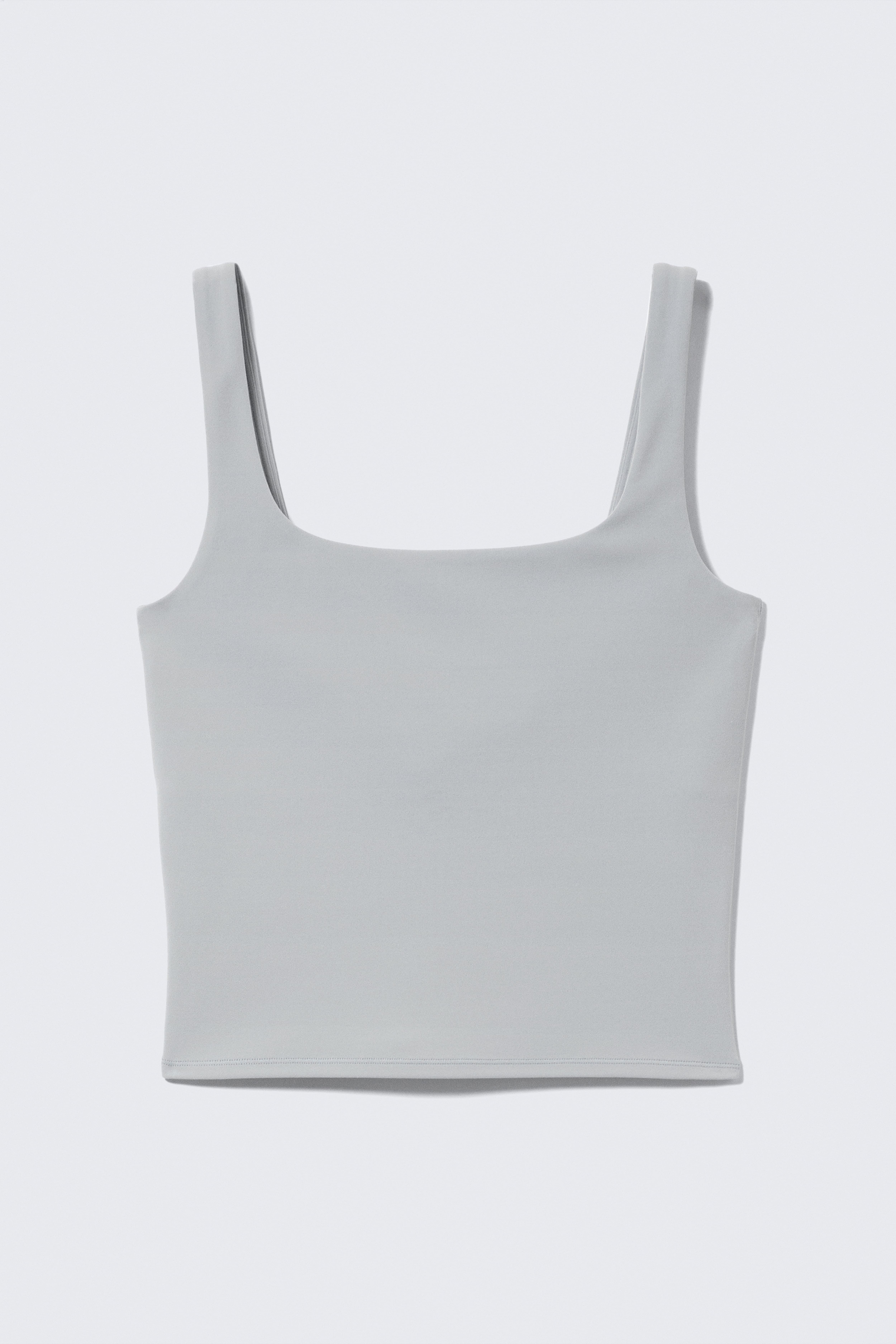 Cropped-Sporttop - Helles Staubgrau/Schwarz/Dunkelgrau/Dunkelbraun/Weiß/Dunkles Khakigrün/Dunkelbraun