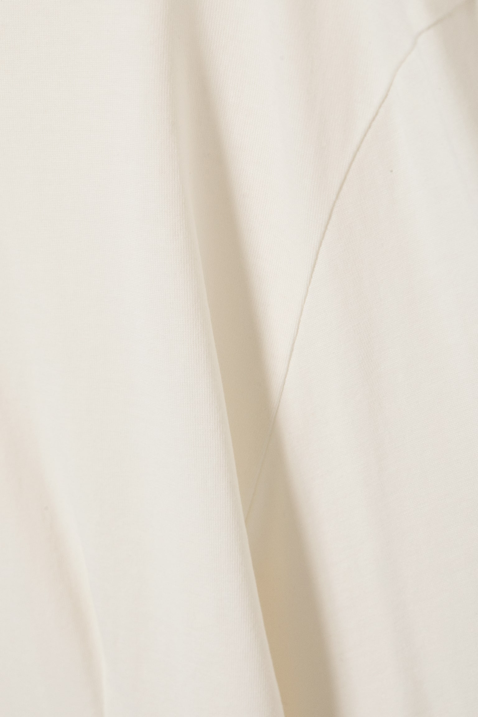 Fitted Top z długim rękawem - Dusty White/Czarny/Jasnoróżowy - 5
