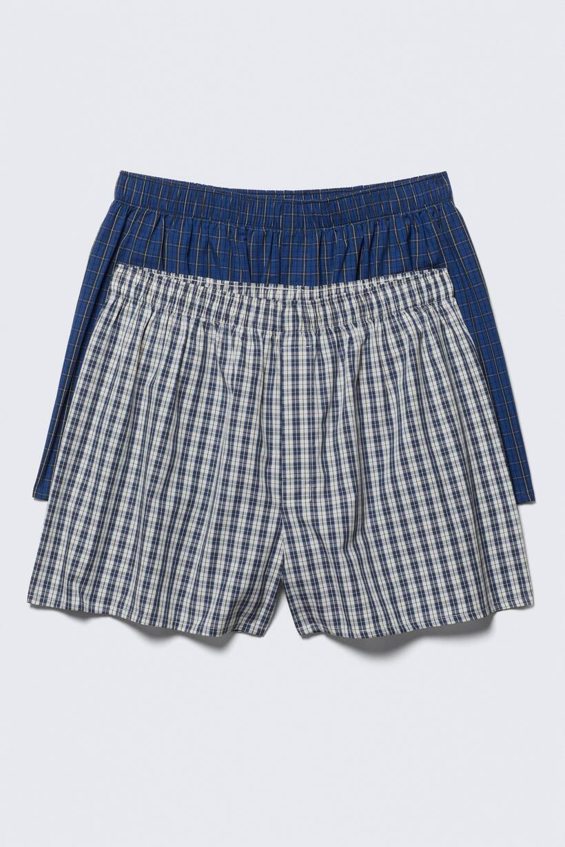 Intimo Uomo Stampa Quadri Confezione Da 3 Boxer Uomo In Cotone/poliestere - Stampa Quadri, Taglie S-2XL, Comodi E Morbidi Intimo Uomo Multipack - Foto 5