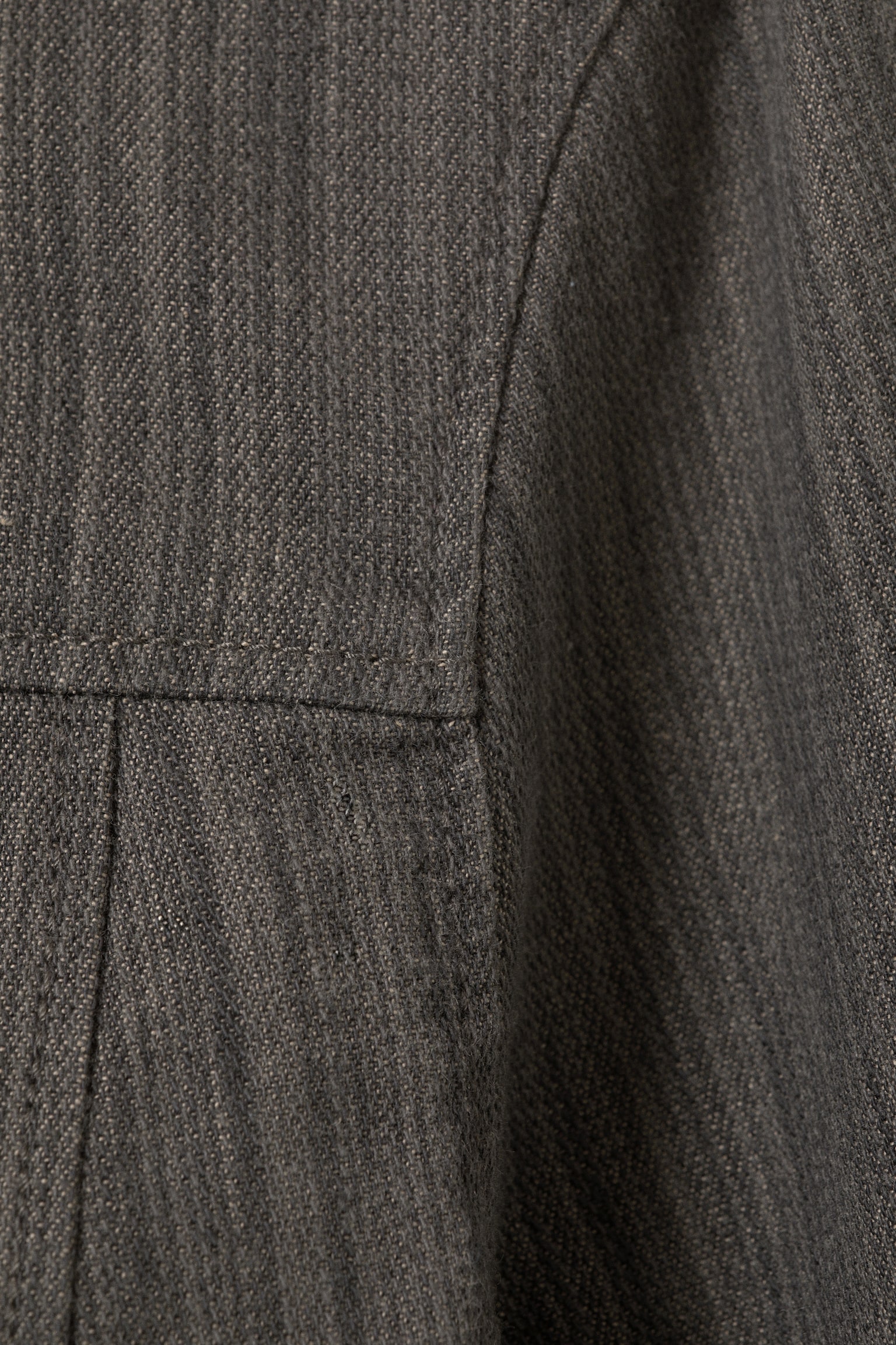 Giacca GENEVIEVE SLIM in cotone con cerniera - Grigio scuro/Grigio scuro - 5