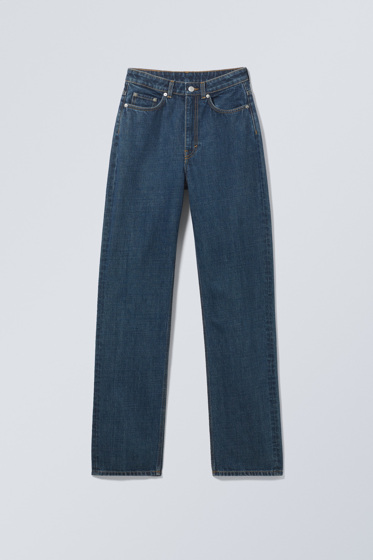 Normal Denim Rowe normal jeans med superhøyt liv og rette ben - Sapphire Blue ...