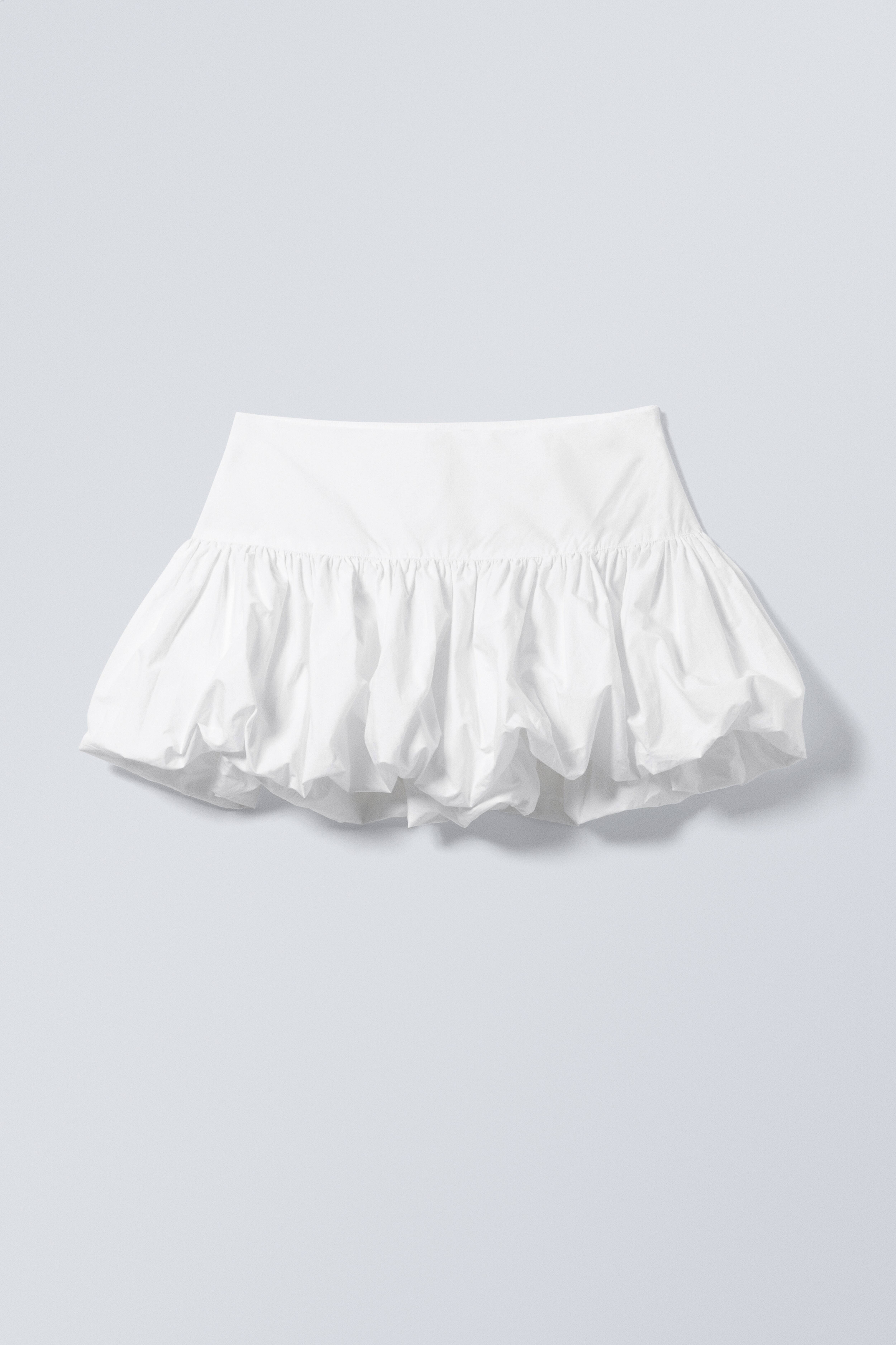 muguet Check balloon 温 mini skirt wine