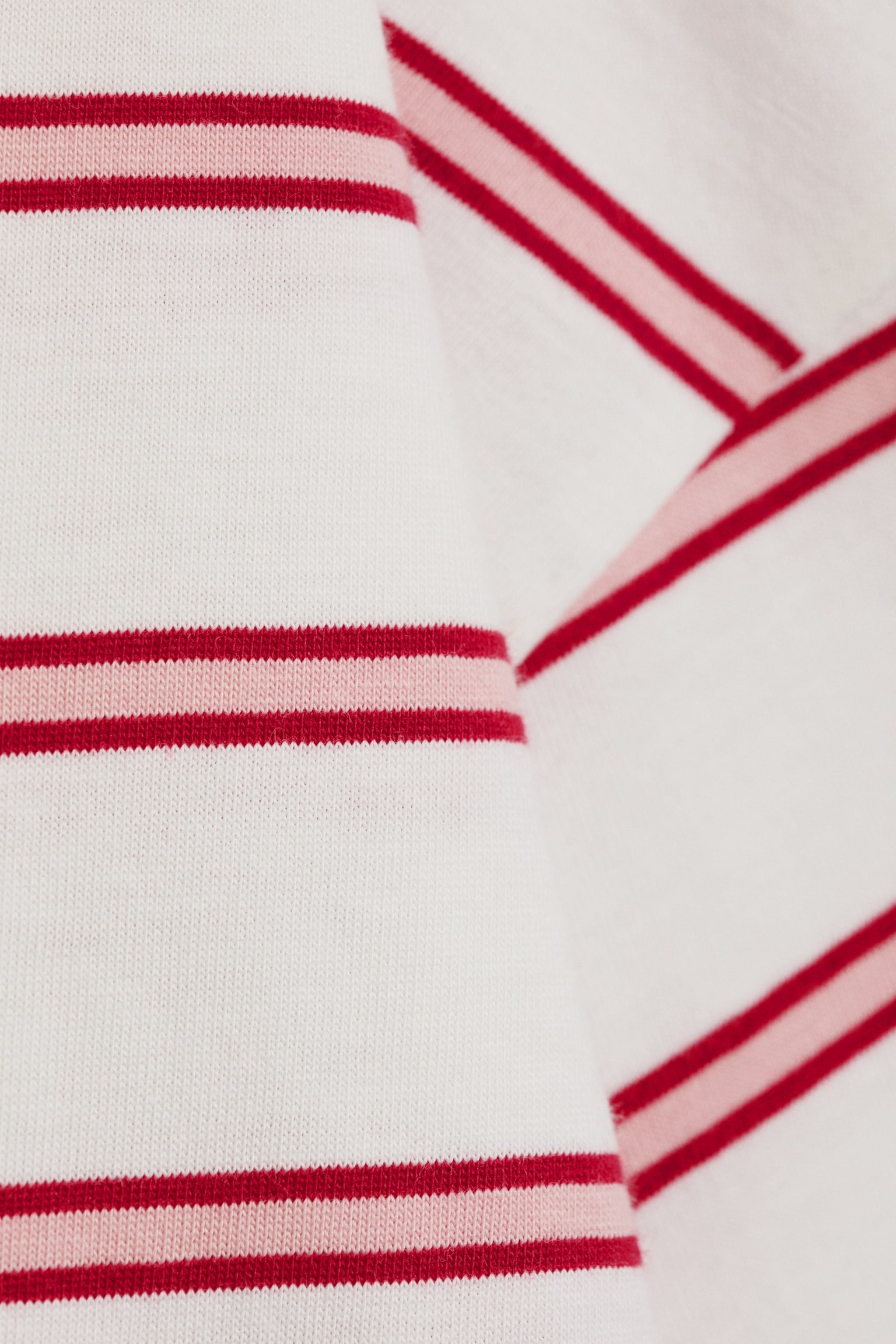 T-shirt in cotone a maniche lunghe - Bianco – Righe rosa/rosse/Righe bianche e marroni/A righe blu/marroni/Navy/rosa a righe/Blu a righe/Rosa - Righe gialle - 2