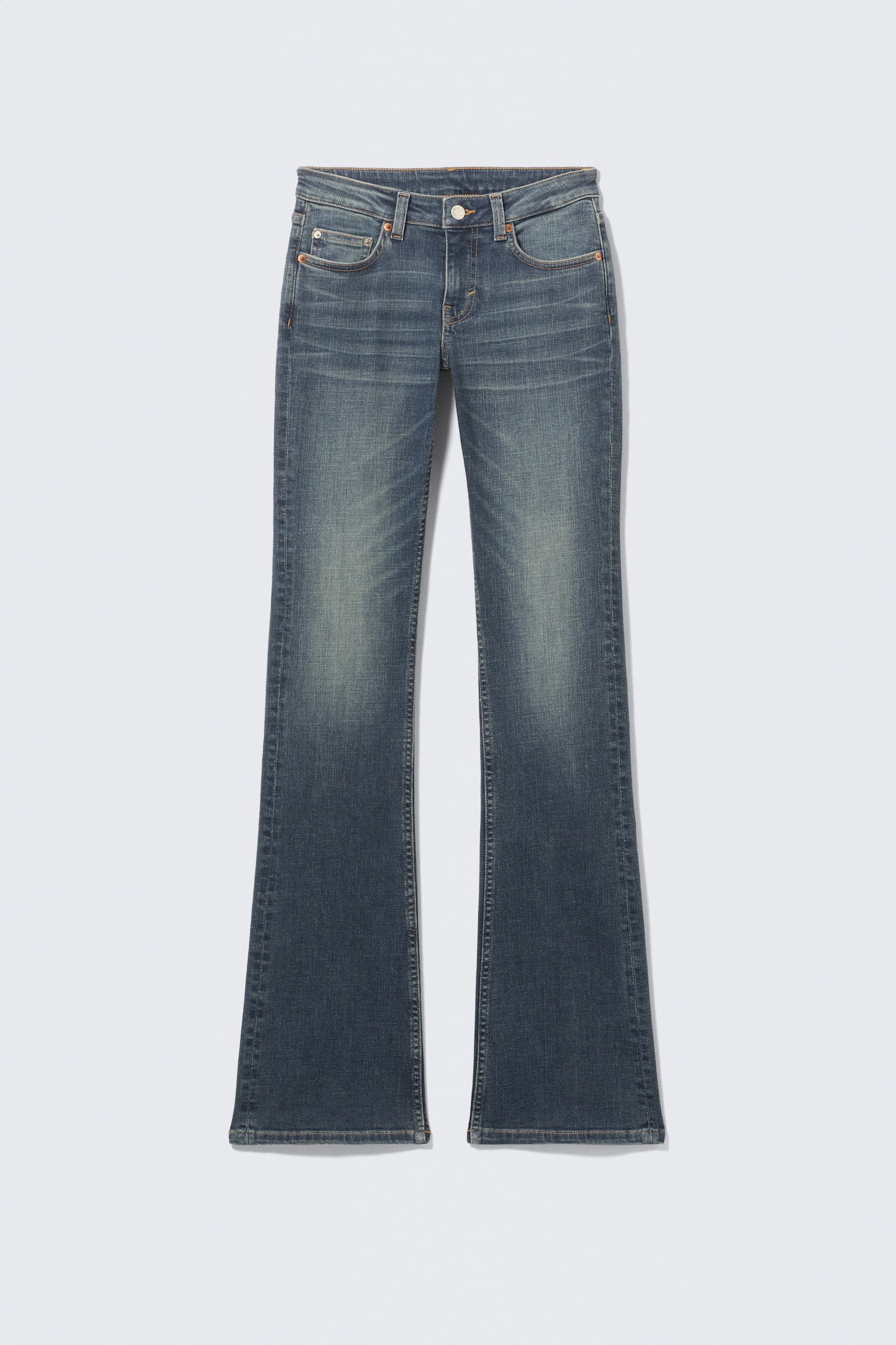 Luna Low Rise Skinny Bootcut Leg Jeans - Blue Hymn - Medium Blue/Blue Rinse – Donkerblauw - 2