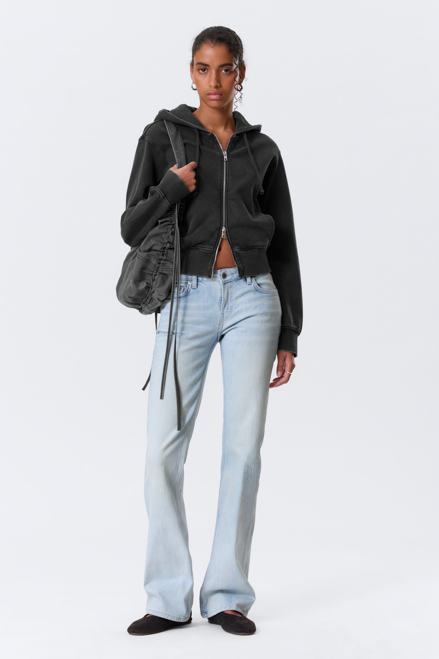 Luna Low Waist Skinny Bootcut Leg Jeans - Fluid Blue - Ljusblå/Blue Rinse - Mörkblå/Blue Hymn - Mellanblå - 1