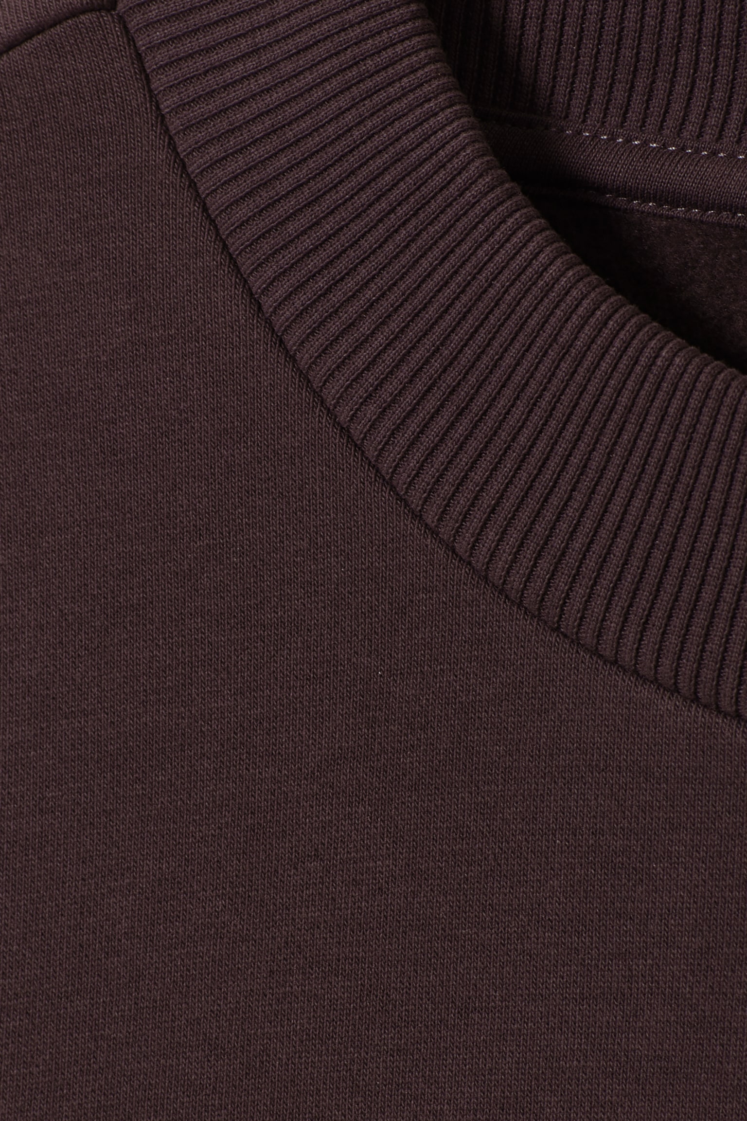 Relaxed Heavyweight Sweatshirt - Dark Purple/Dark Khaki Green/Black/Washed Dusty Grey/Off-black/Off Black - 4