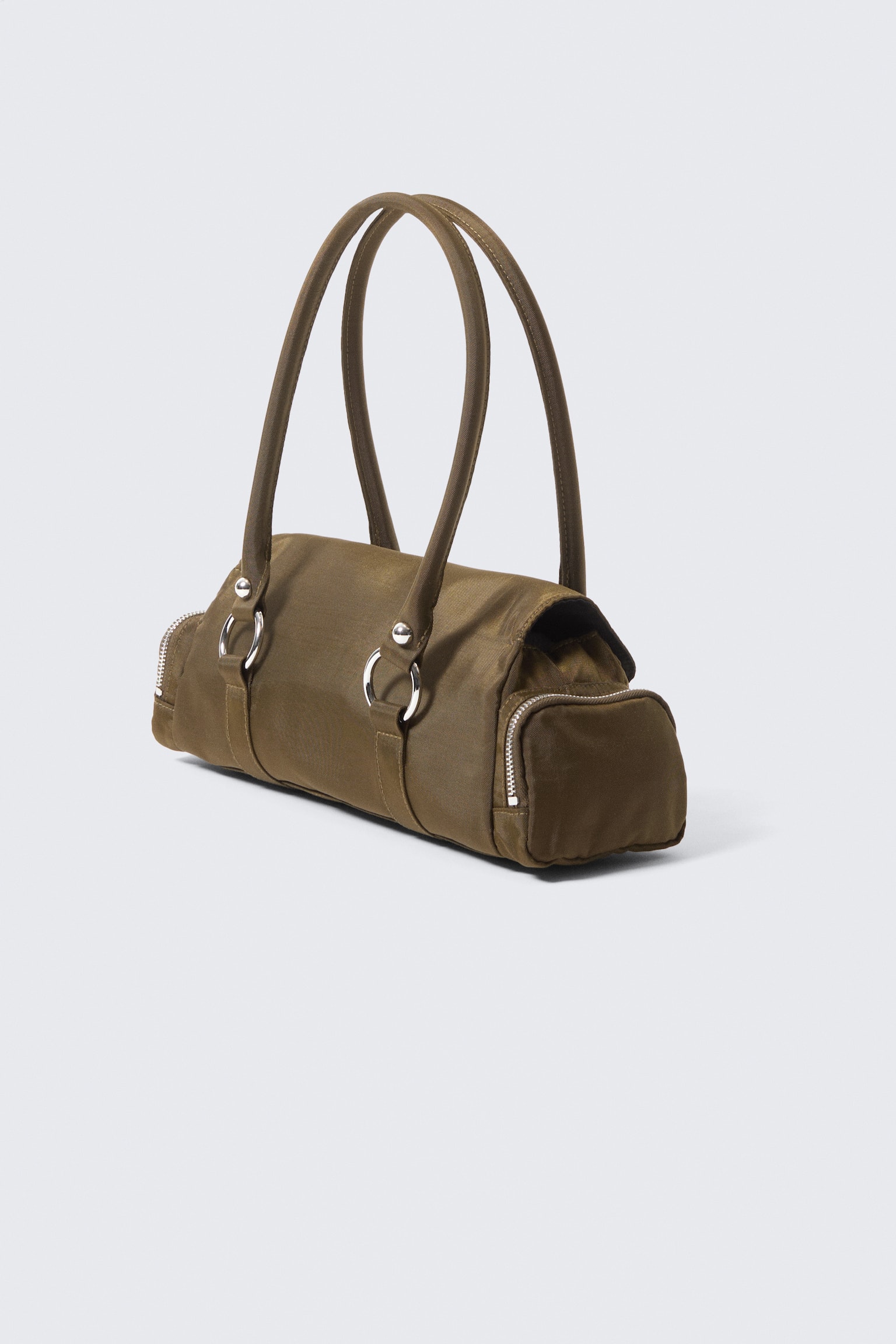 Taška přes rameno s klopou - Tmavý Mole - 2