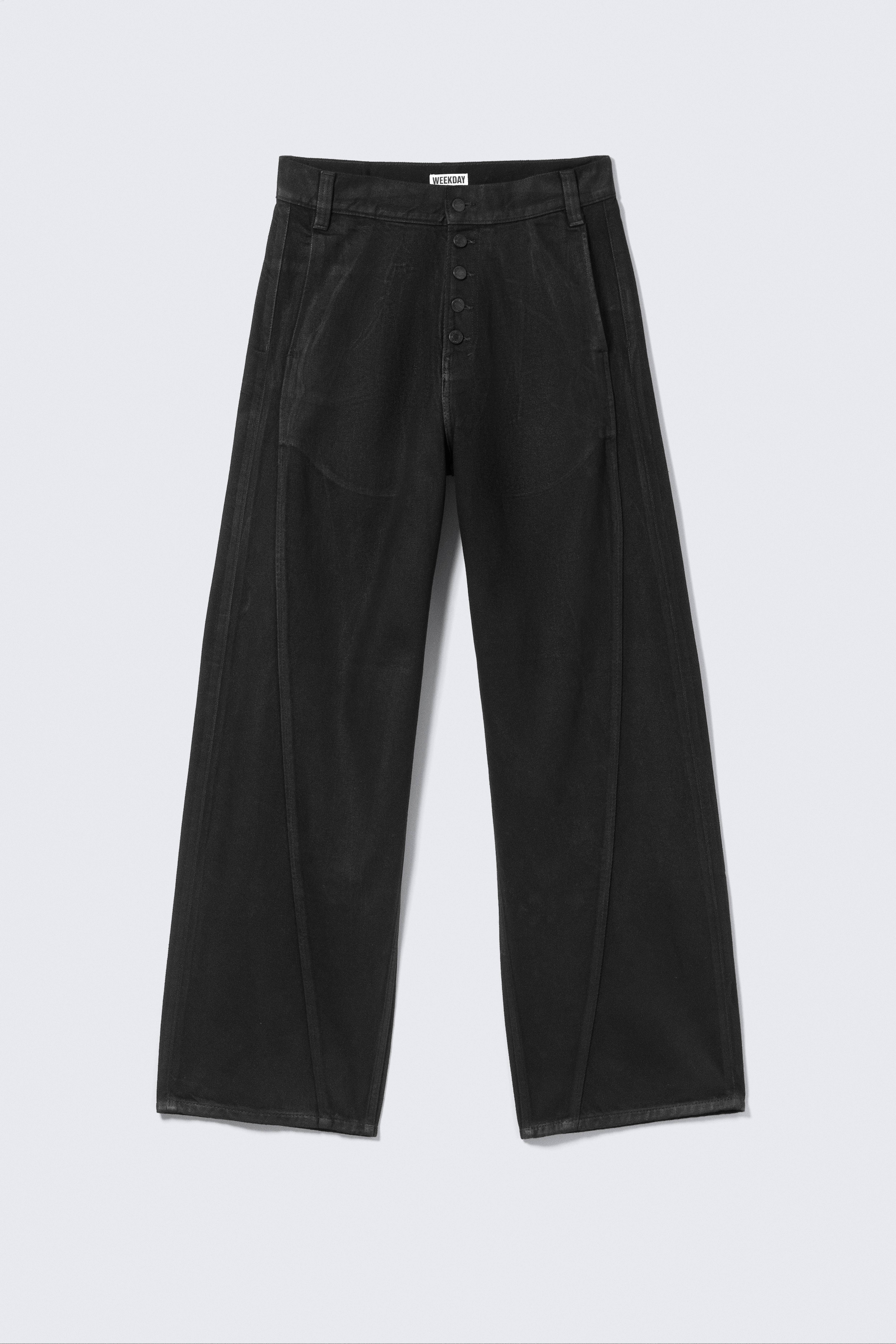 Astro Loose Utility bő szabású uniszex farmer - Fekete bevonat - Fekete