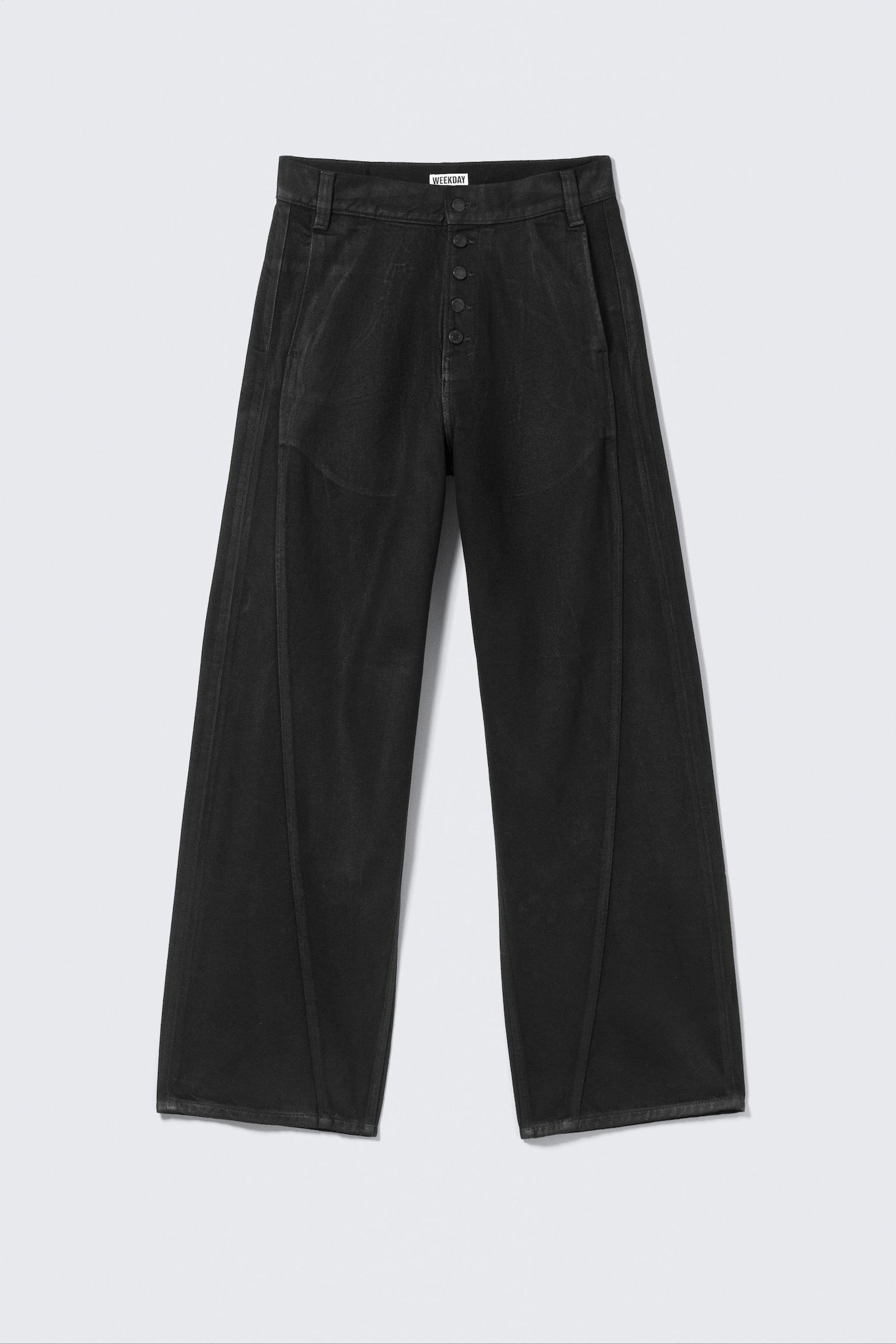 Jeans Astro Loose Utility Baggy Unisex - Black Coating - Nero - 2