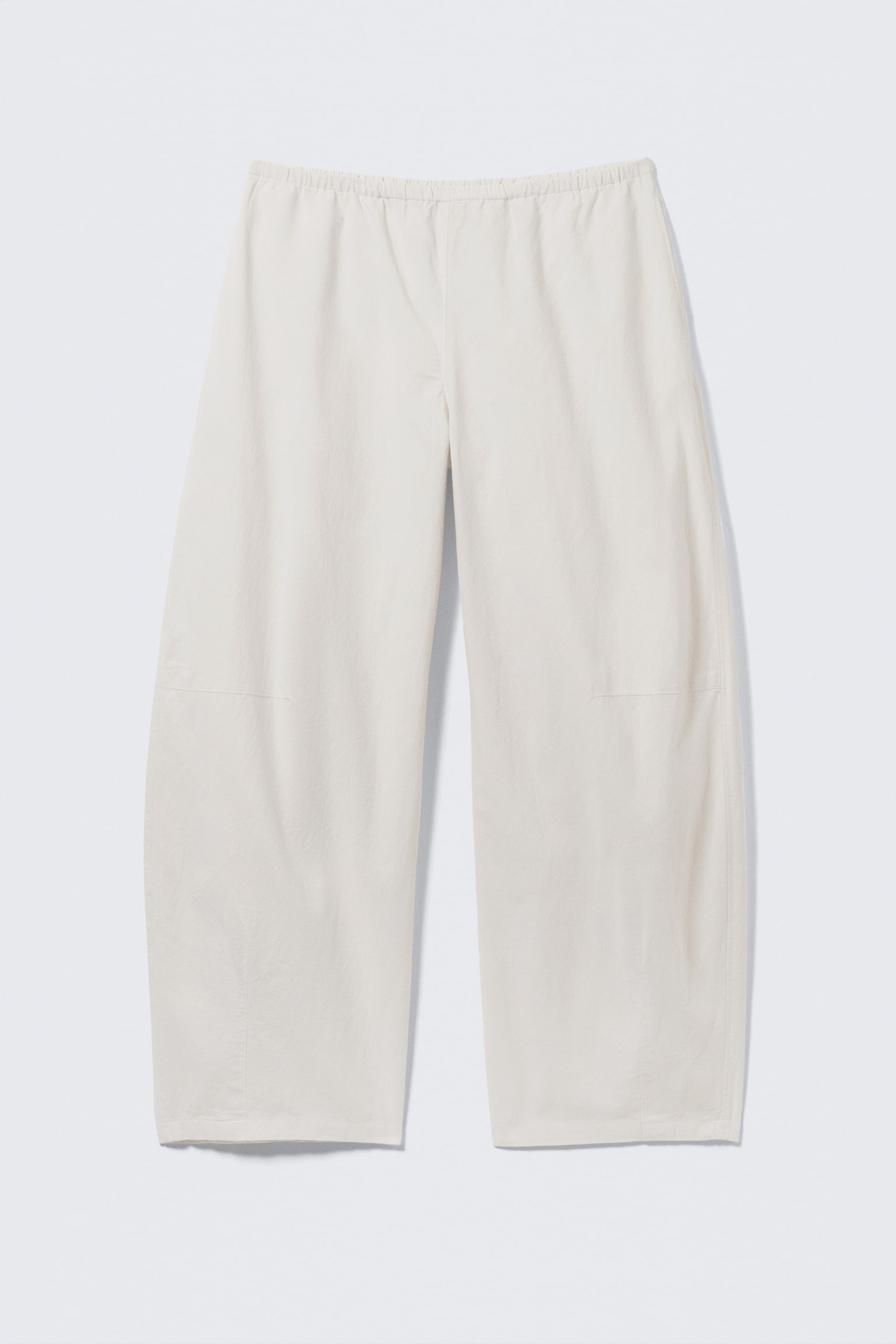 Pantalone a vita bassa - Beige chiaro/Grigio - 2