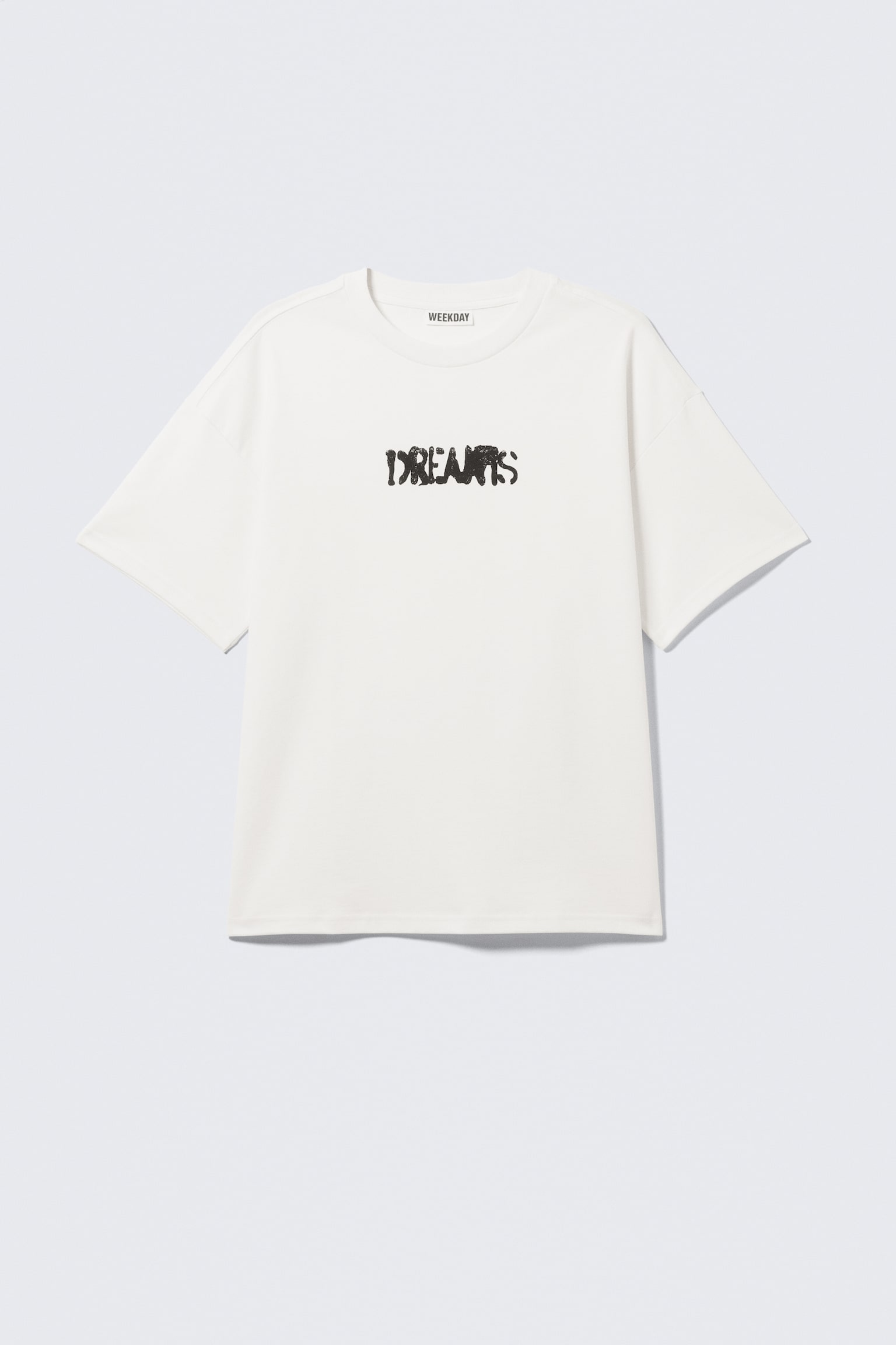 Great Boxy Printed Graphic Tee - White - Dreams/Černá - Heartbeat/Černá - Srdce energie/Bílá - Robo stříbrná tvář/Černá - Midnight/Sytě modrá - Four Man Gang - 2