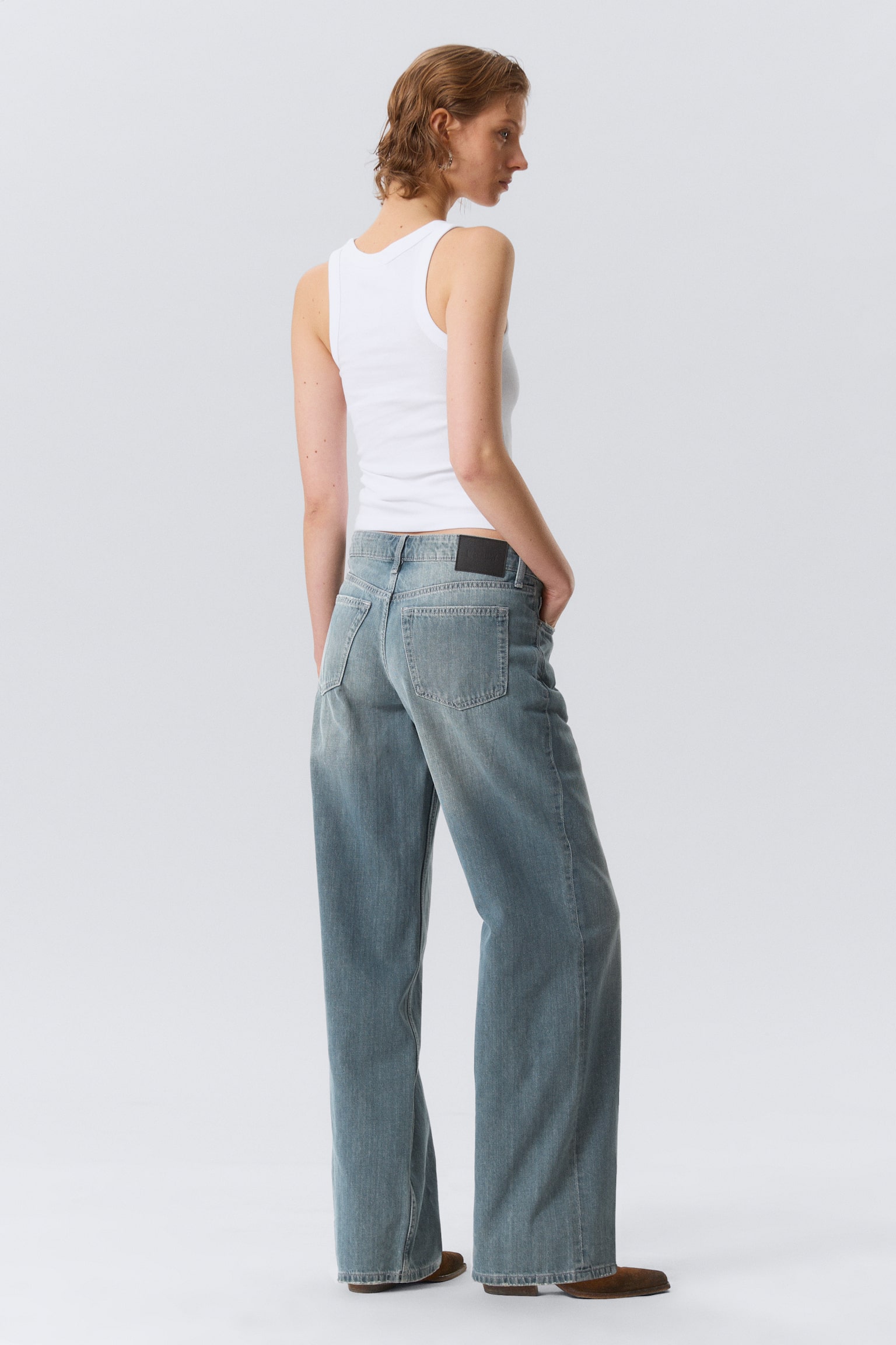 Ample Low Waist Loose Wide Leg Jeans - Gloria Blue - Mittelblau/Blue Rinse - Dunkelblau/Kimberley Blue - Hellblau/Mine Blue - Mittelblau/Redondo Blue - Mittelblau/Risso Black - Schwarz/Ink Black - Schwarz/Redondo Black - Schwarz/Deep Ocean Blue - Dunkelblau/Baltic Blue - Dunkelblau/Kite Blue - Mittelblau/Mine Grey - Dunkelgrau/Blue Stream - Mittelblau/Lip Blue - Hellblau - 3
