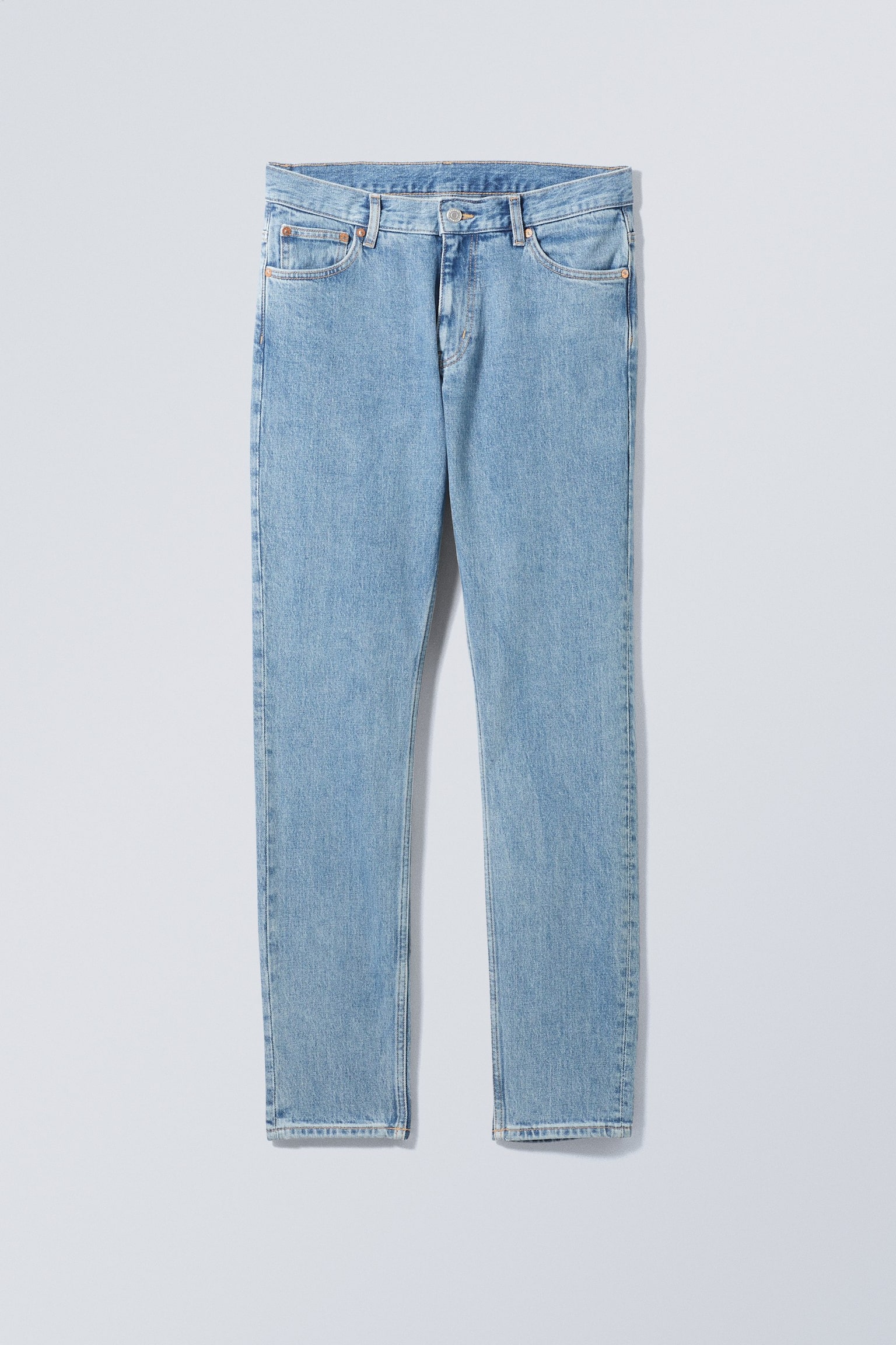 Sunday Slim Tapered Leg Jeans - Cerulean Blue - Light Blue/90s Blue - Medium Blue/Almost Black - Black - 1