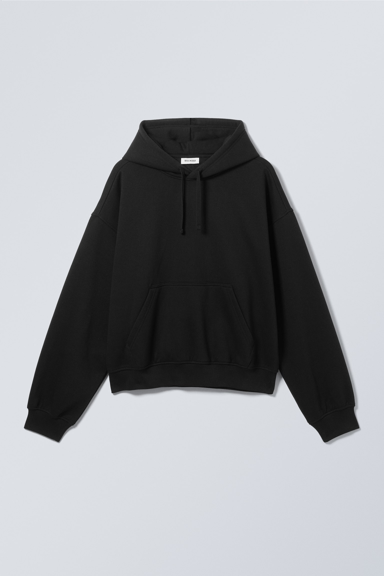 Boxy Heavyweight Hoodie - Black/Medium Brown/Washed Dusty Grey - 2