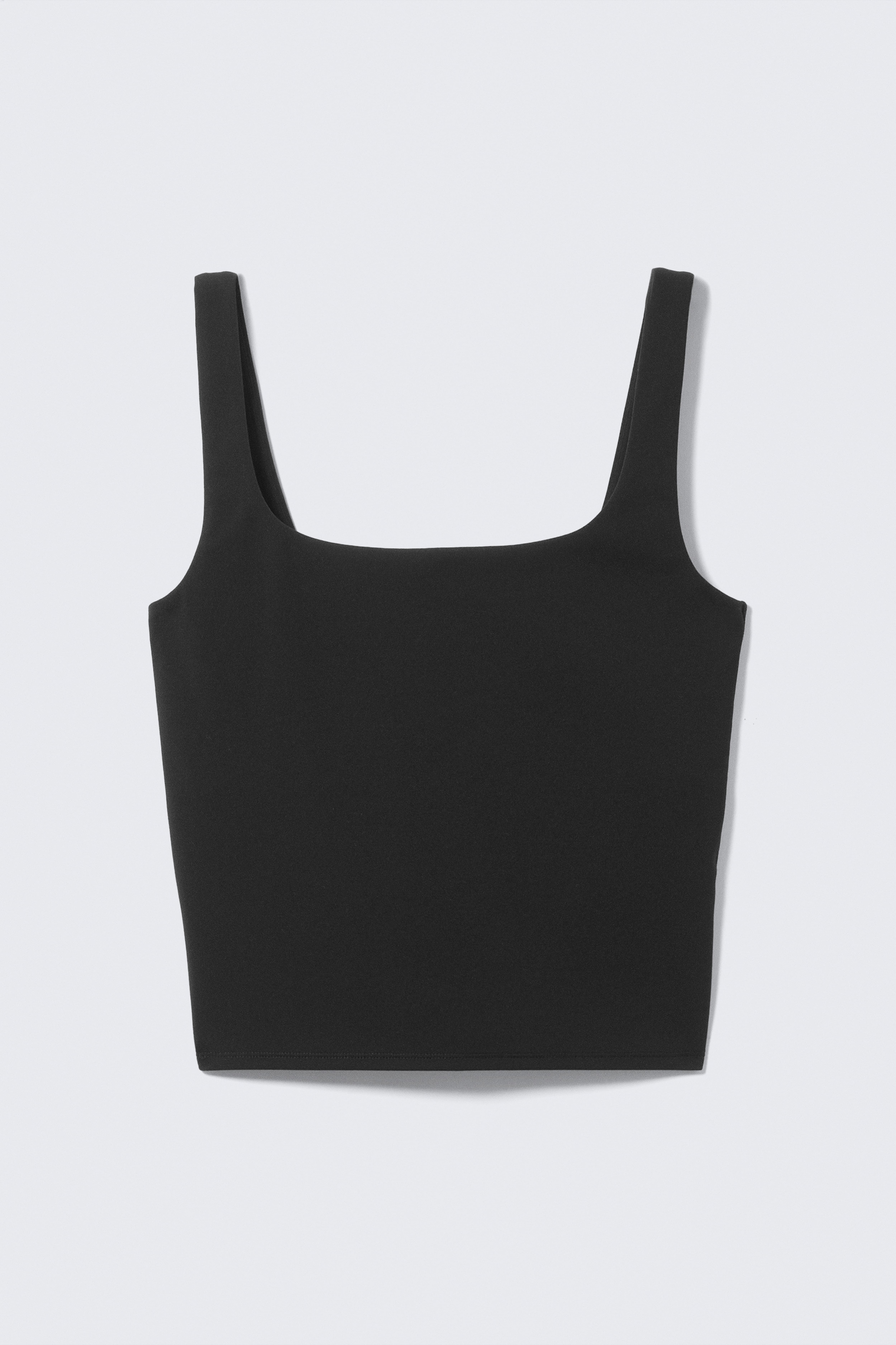 Cropped-Sporttop - Schwarz/Dunkelgrau/Weiß/Dunkelbraun