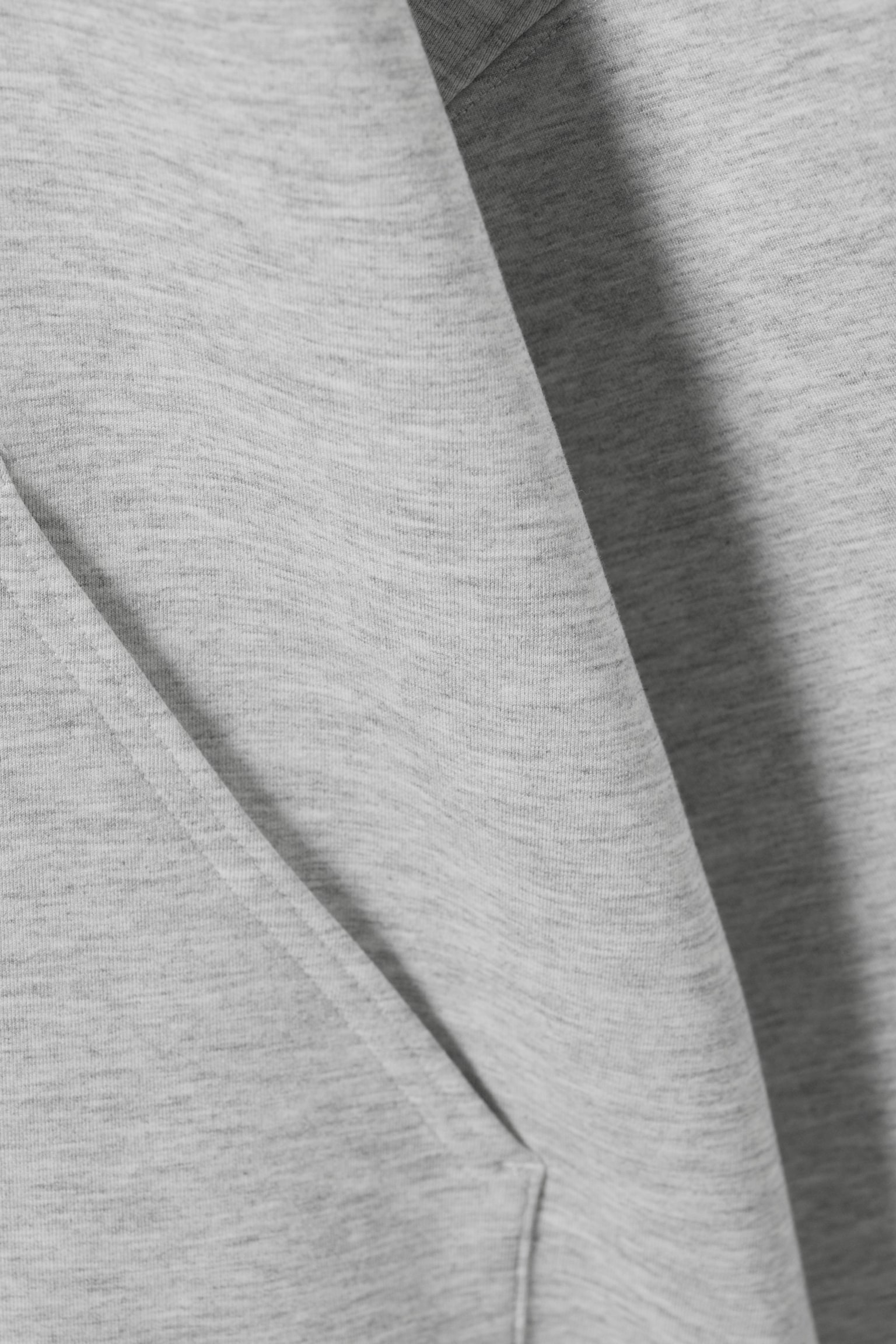 Oversized Scuba Hoodie - Light Grey/Black/Szürke melanzs/Black - 4