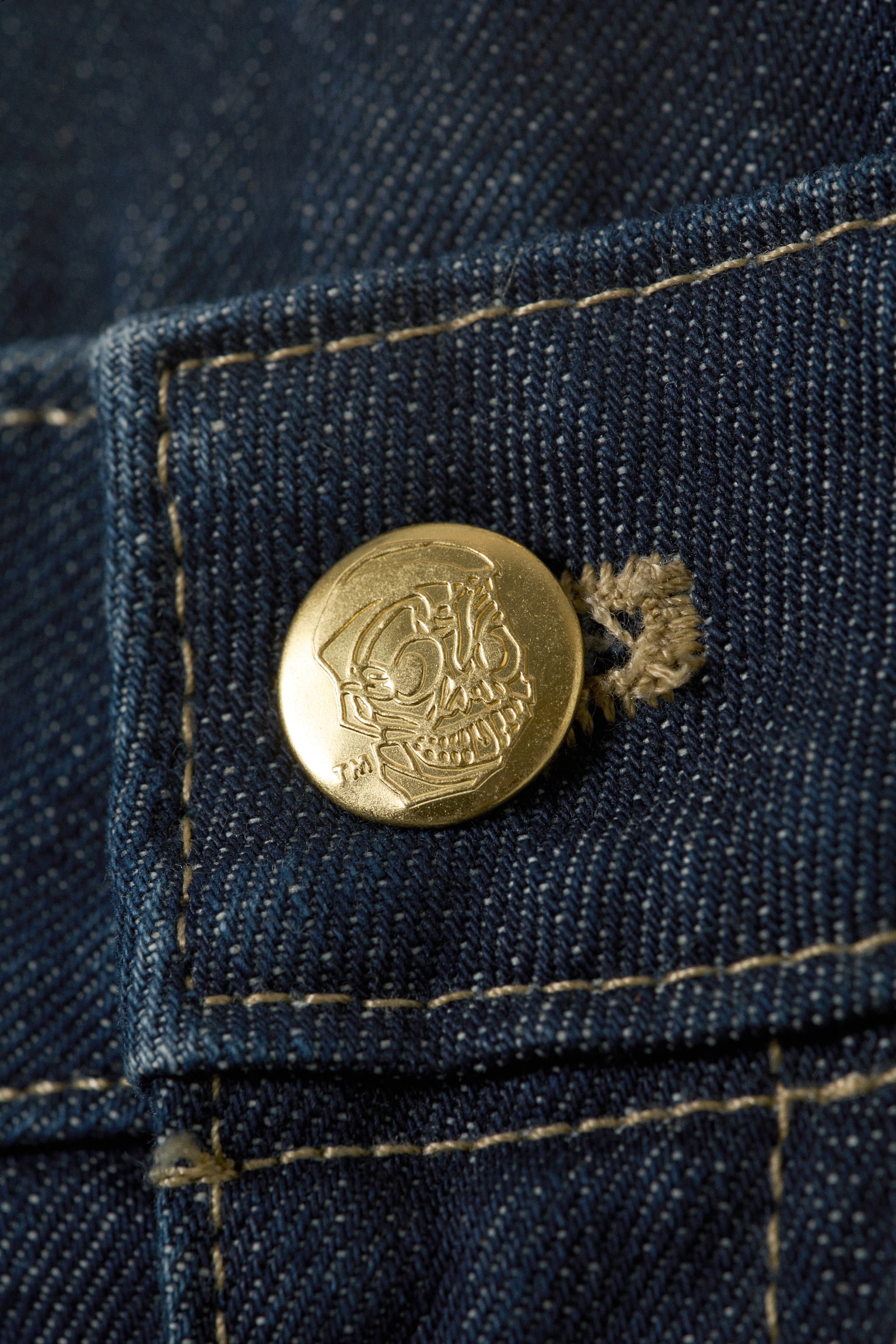 Messy lavtaljede lige jeans i regular fit - Star Blue – mørkeblå - 4